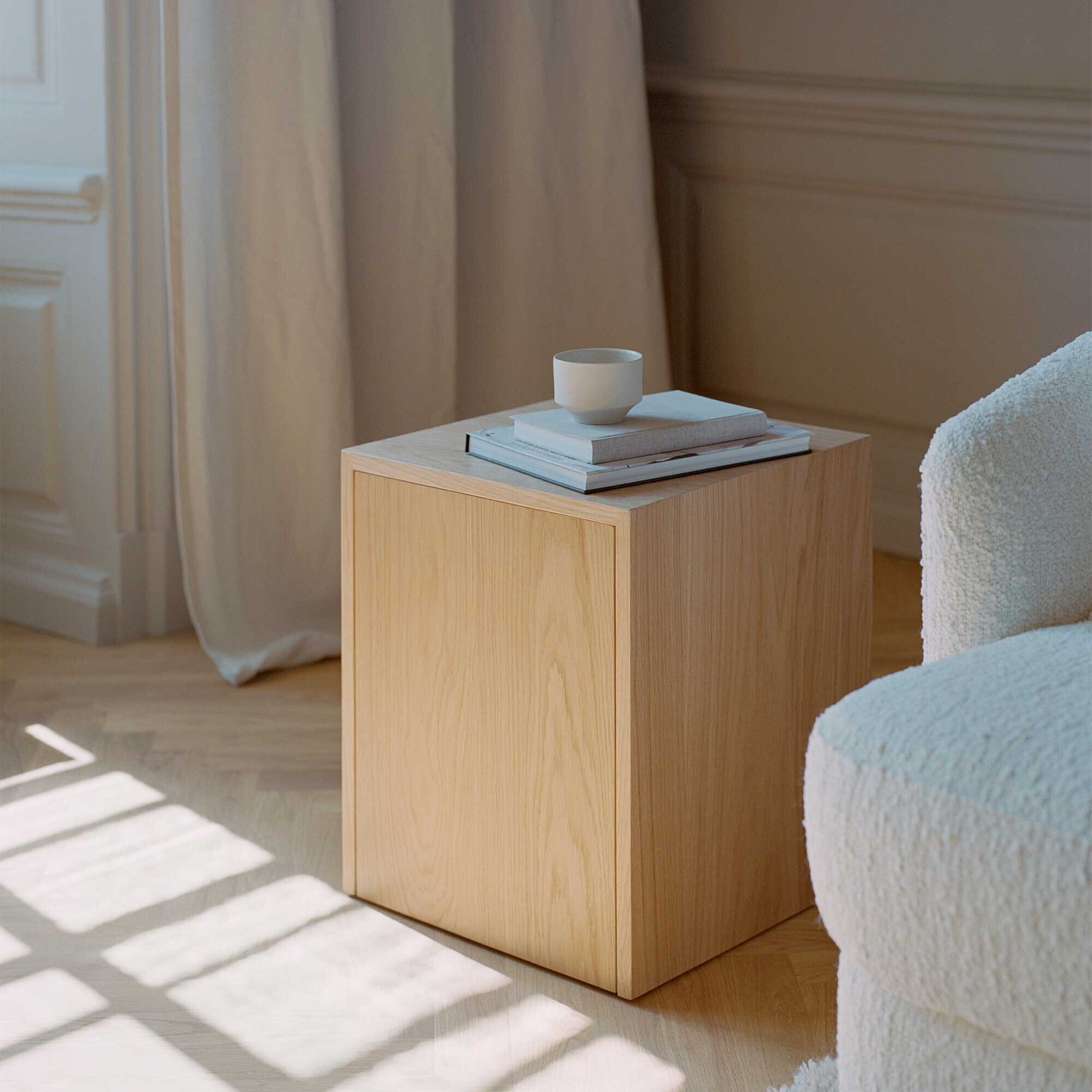 Mass Side Table with Drawer