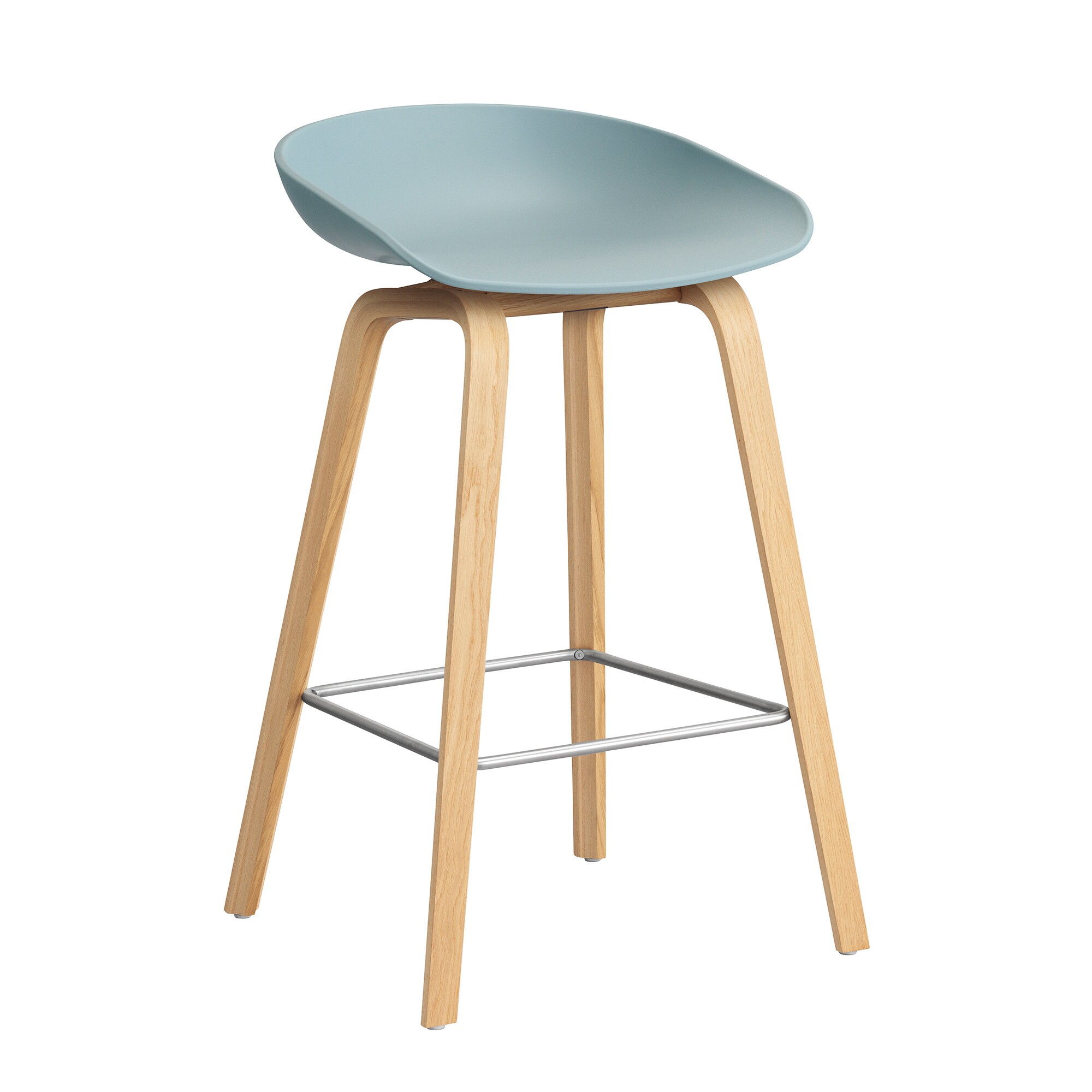 AAS 32 2.0 Bar Stool Low Lacquered Oak