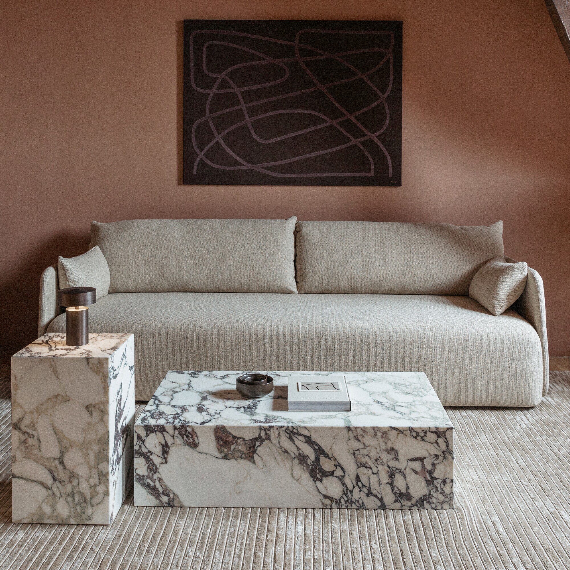 Offset 3-Seater Sofa