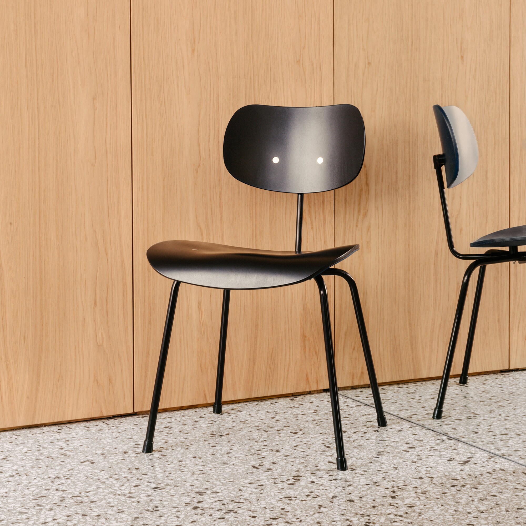Eiermann Chair SE 68 SU Frame Black