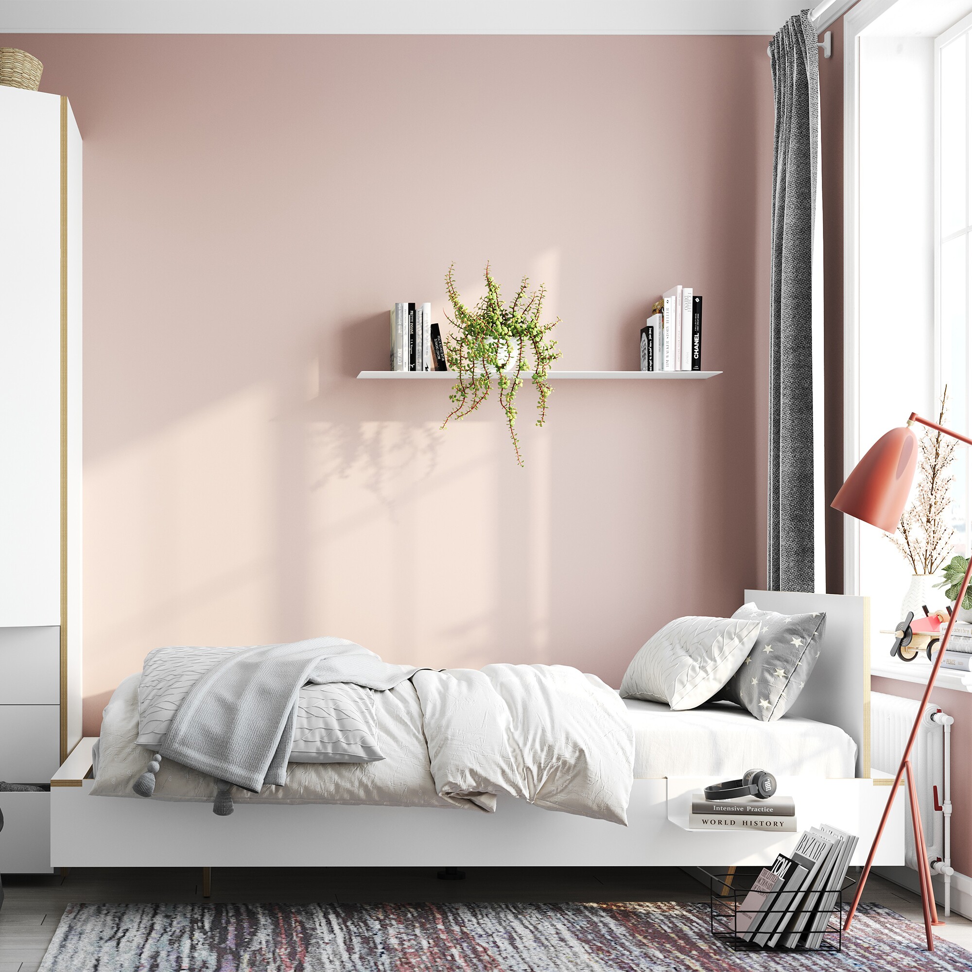 Flai Single Bed Comfort Height 140x200cm