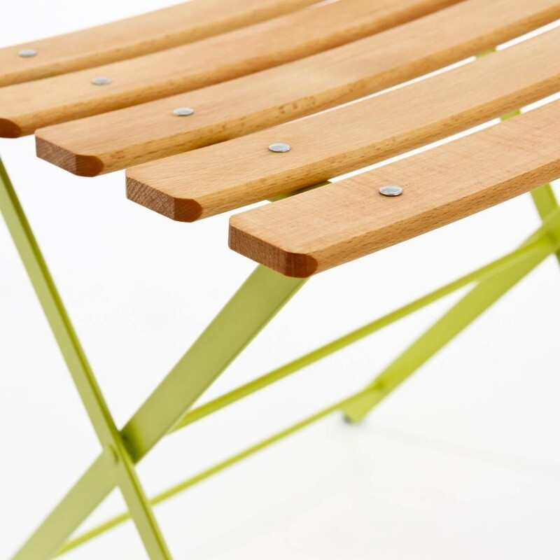 Bistro Naturel Folding Chair Set of 4