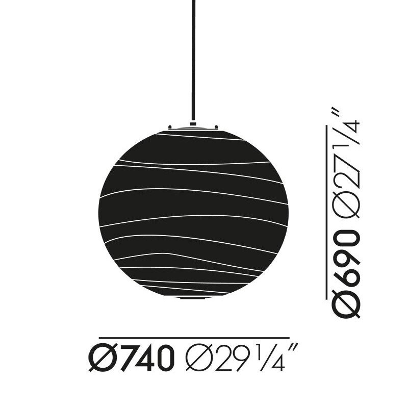 Akari D Suspension Lamp