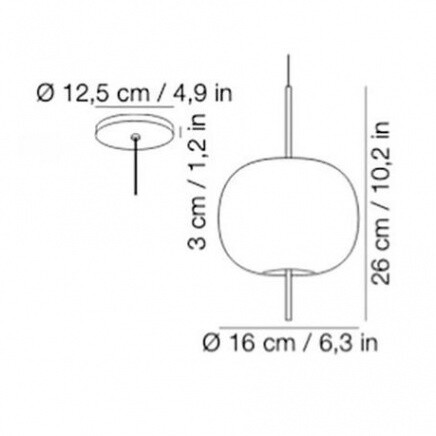 Kushi 16 Suspension Lamp