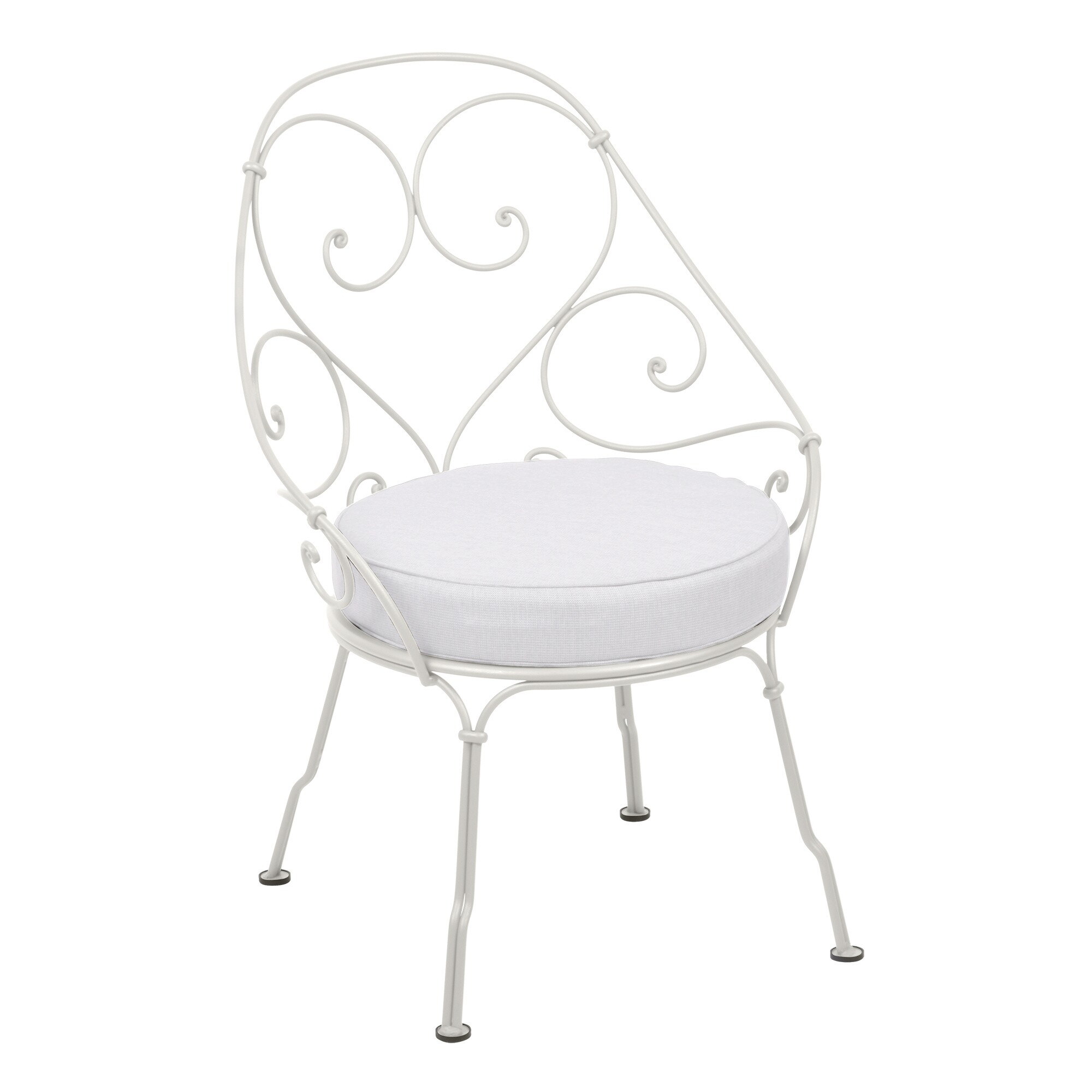 1900 Cabriolet Garden Armchair with Cushion