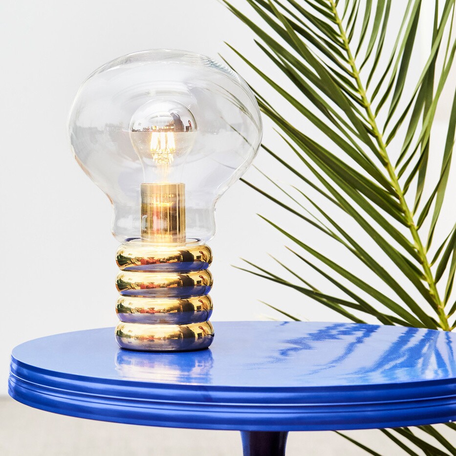 Bulb Brass Table Lamp