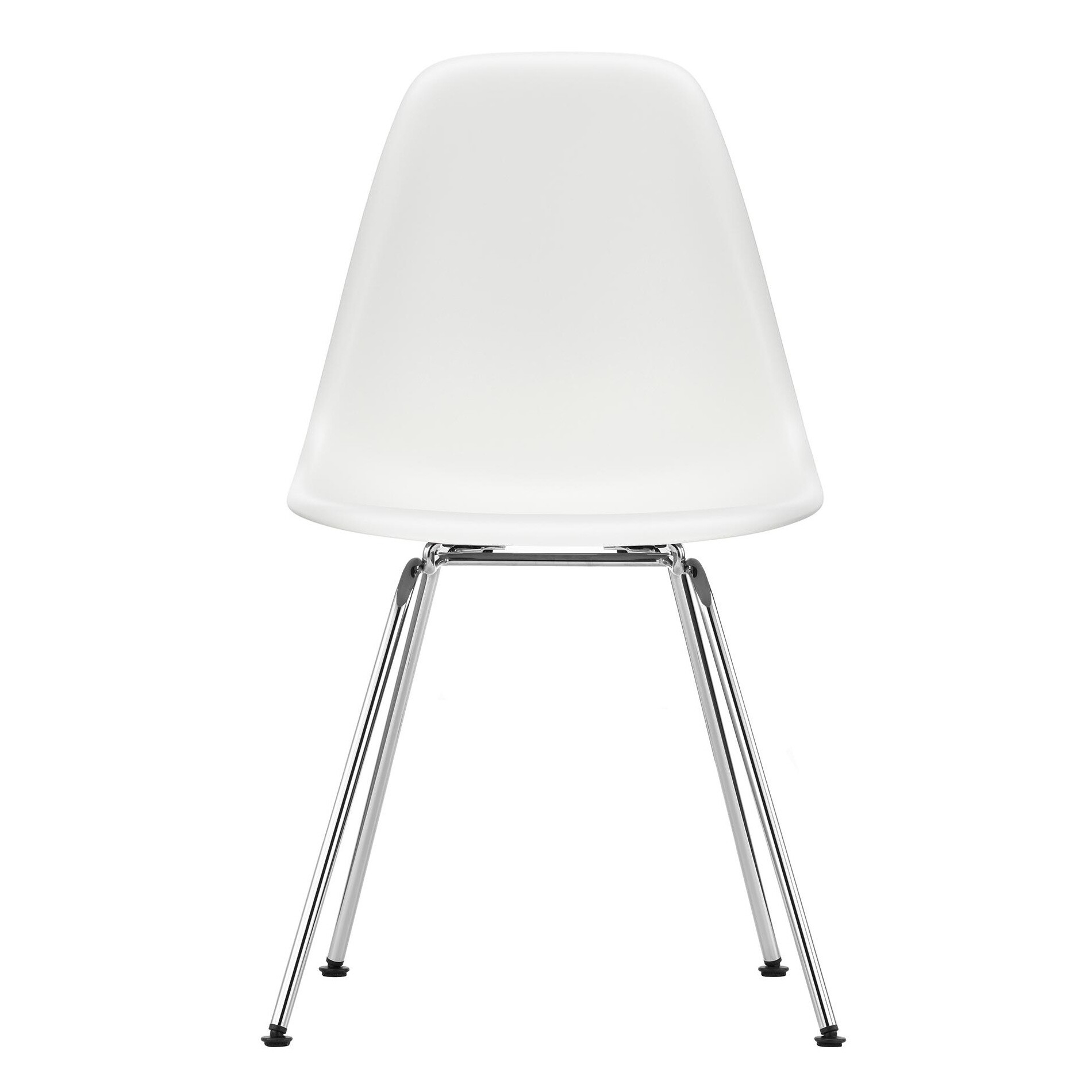 Eames Plastic Side Chair DSX Chromed Base