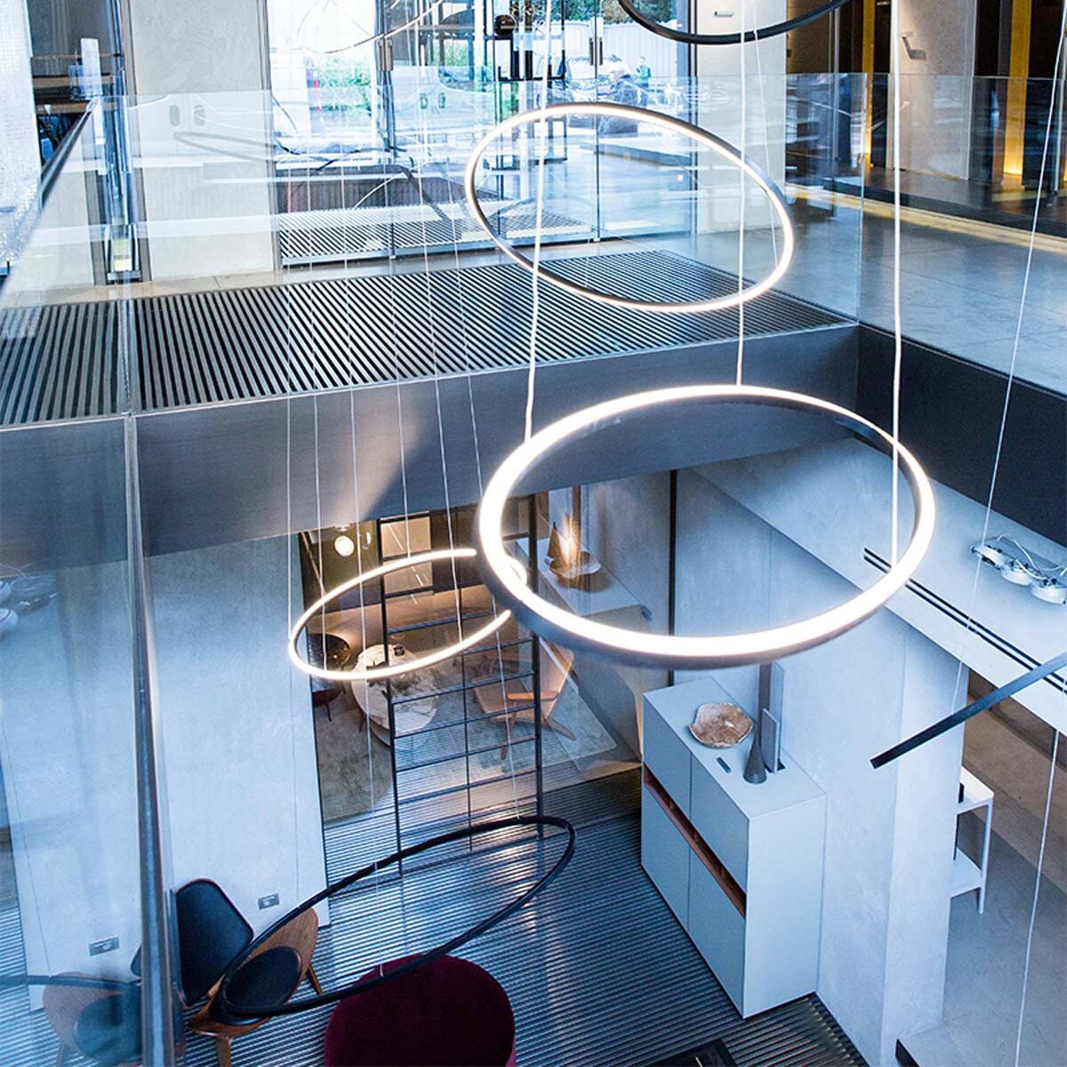 Ellisse Major Downlight LED Suspension Lamp