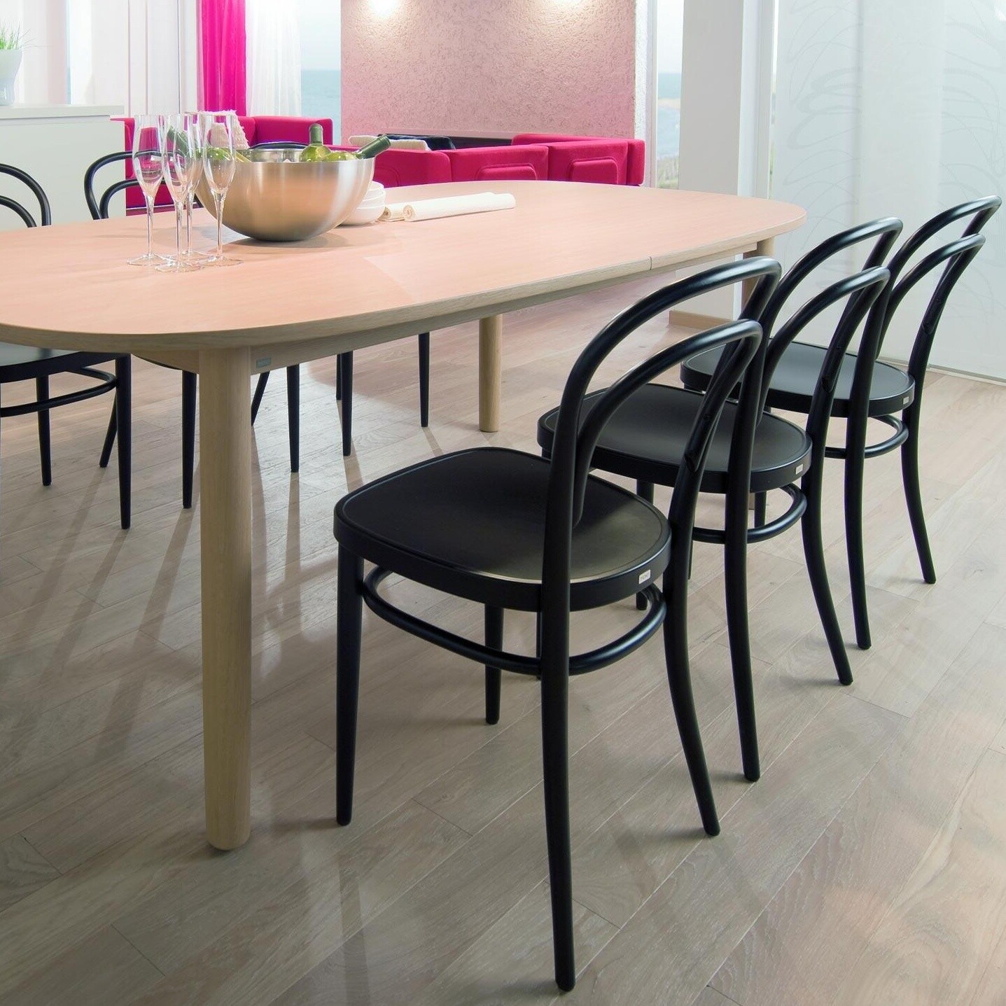 214 M Chair with Moulded Seat