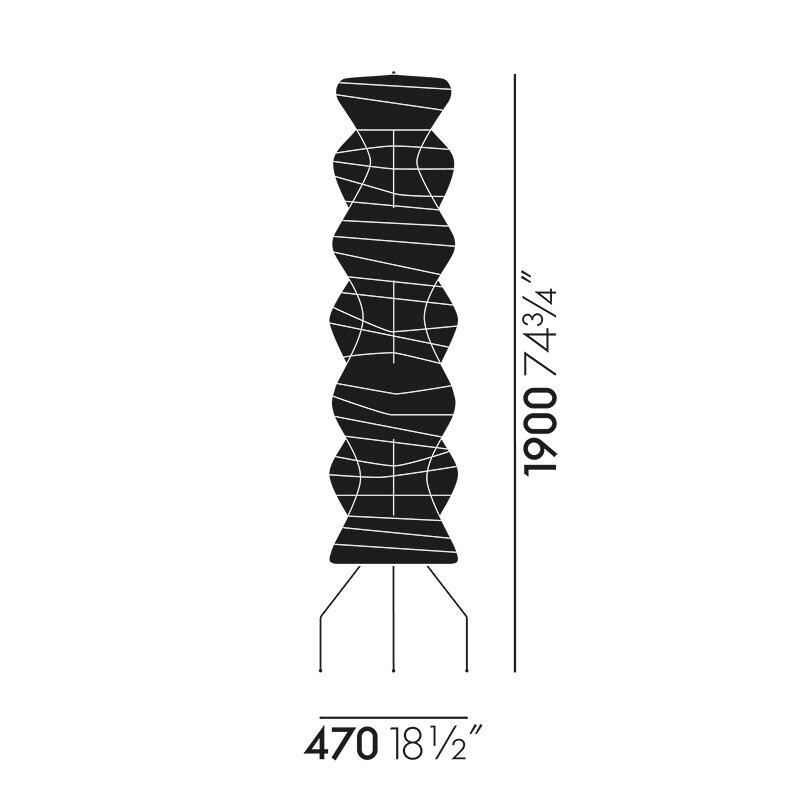 Akari UF4-33N Floor Lamp