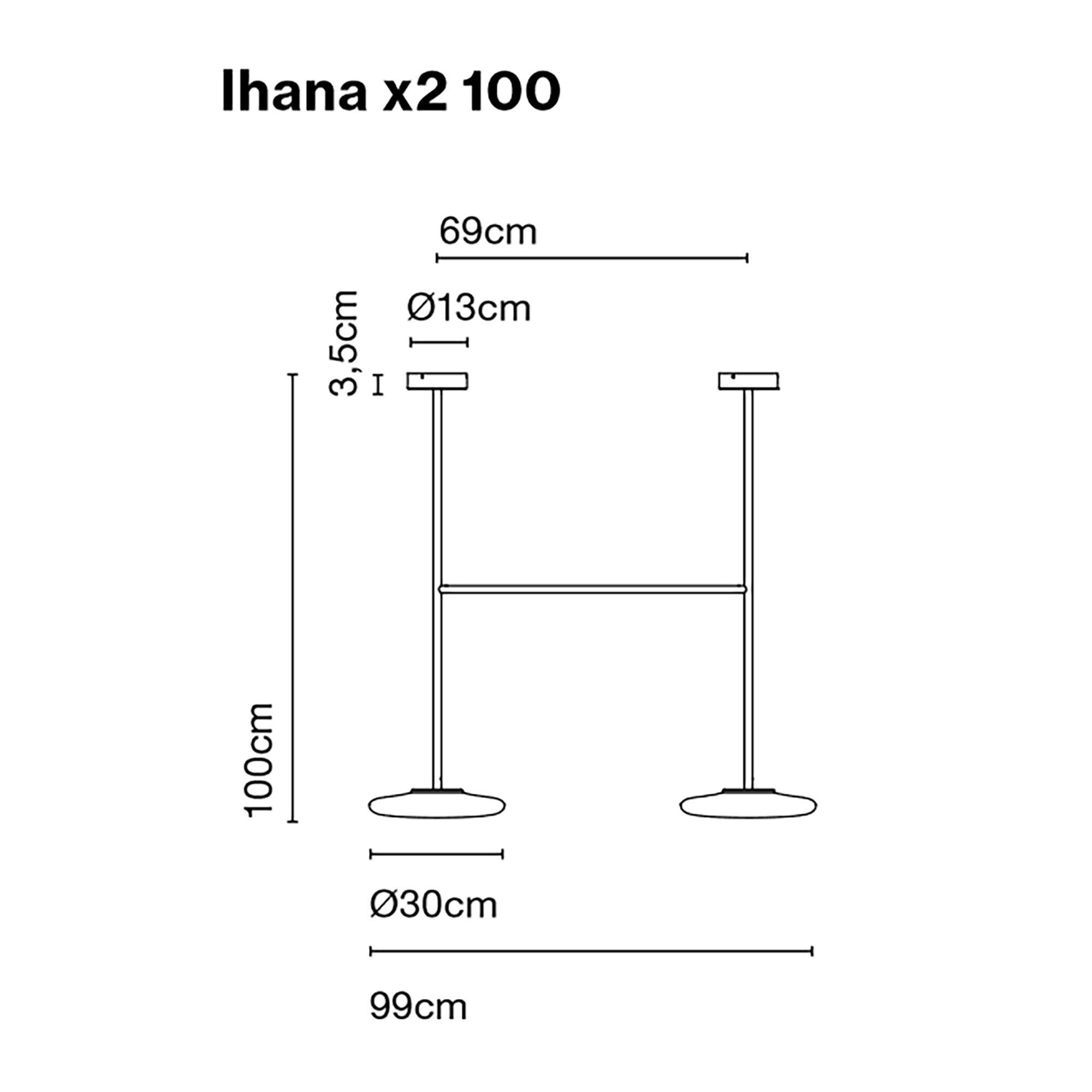 Ihana x2 LED Suspension Lamp