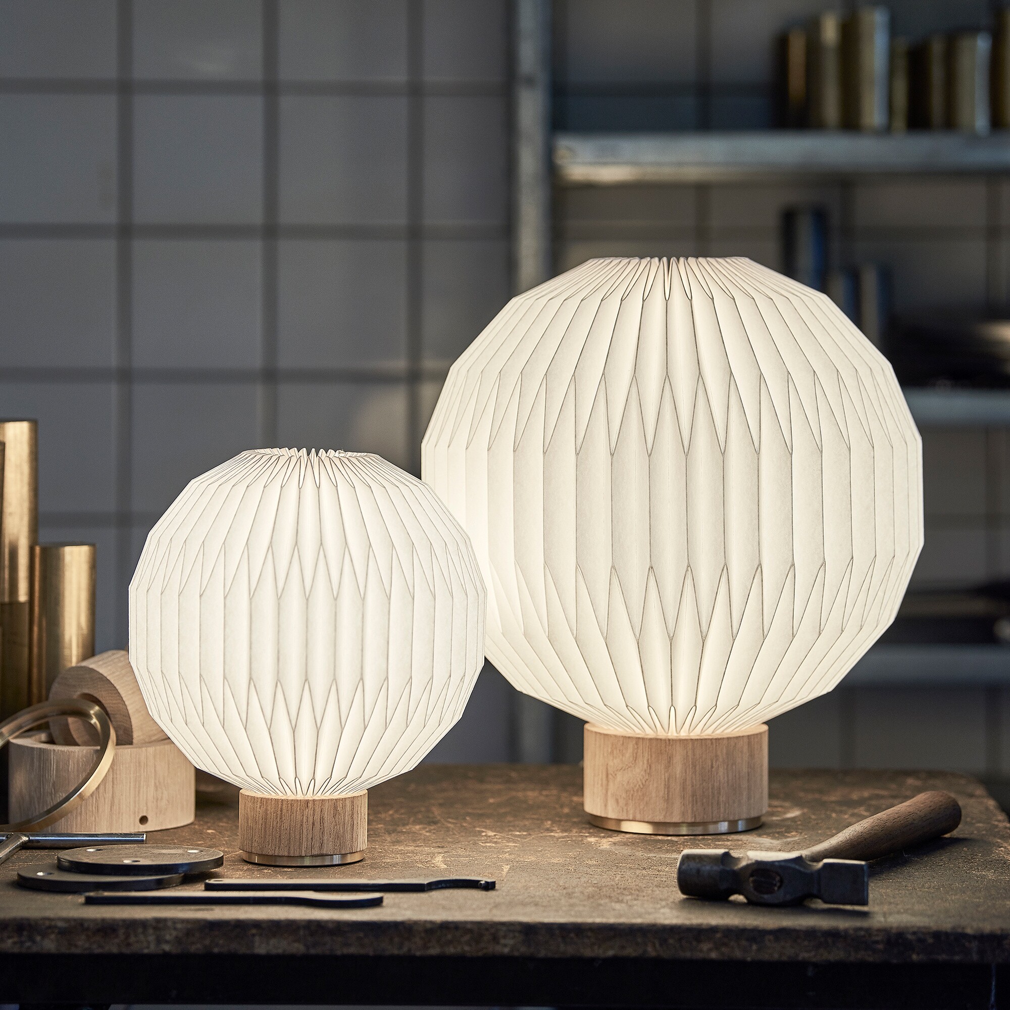 375 Table Lamp with Paper Shade