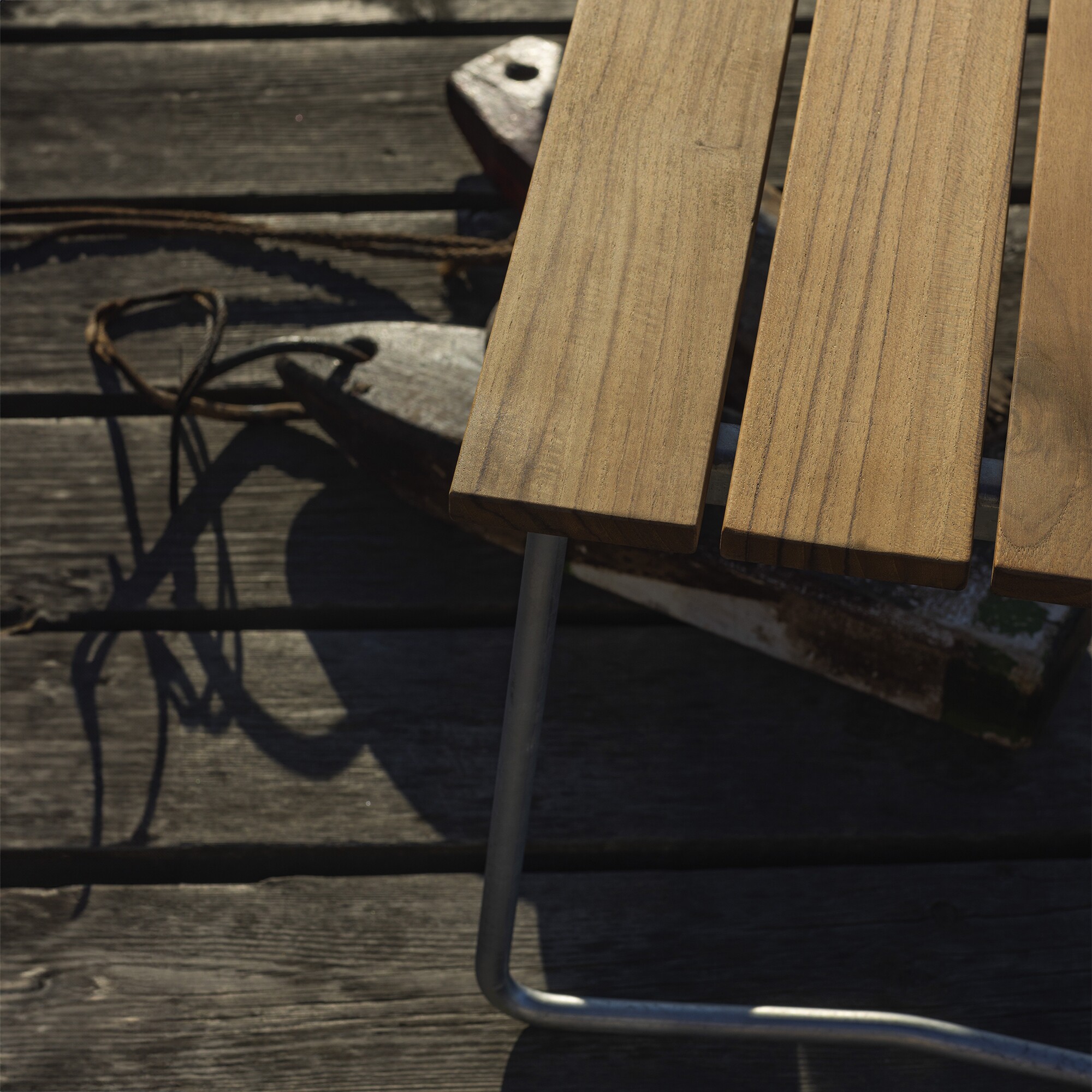 9 Garden Bench Foldable 170x40cm Teak