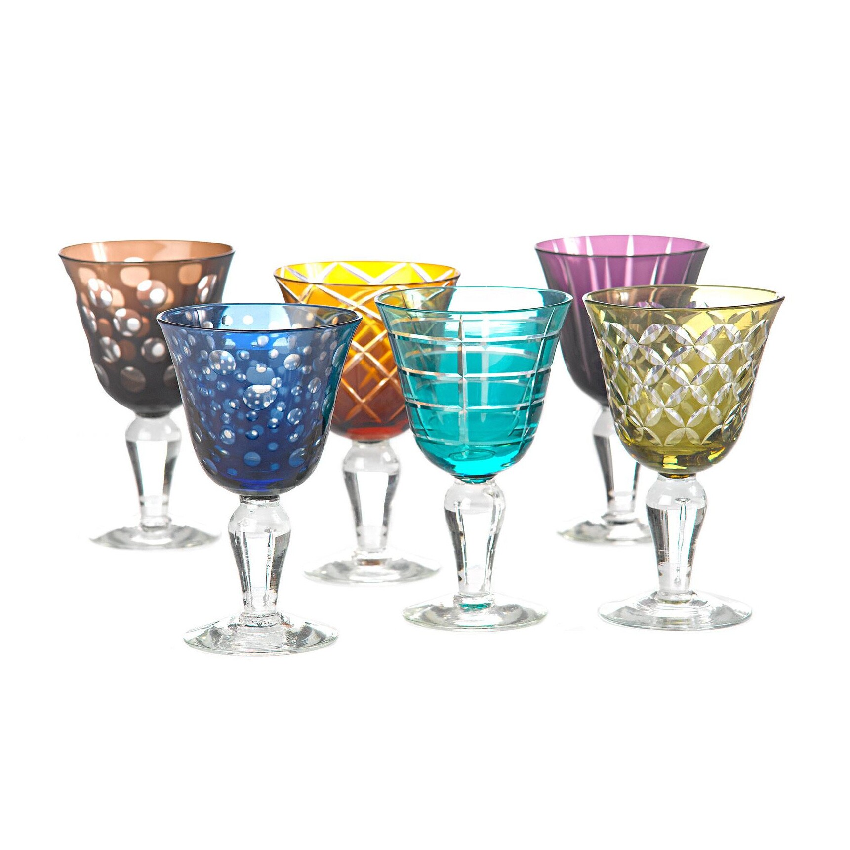 Cuttings Wine Glass Set of 6