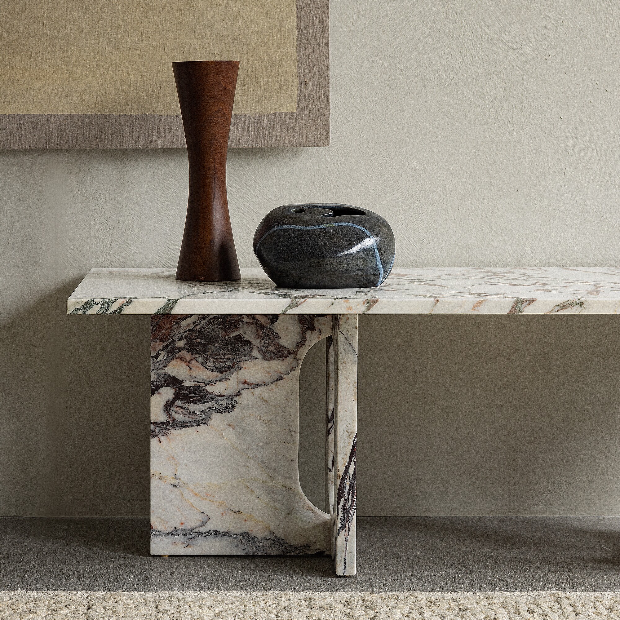 Androgyne Coffee Table Frame Marble 120x45cm