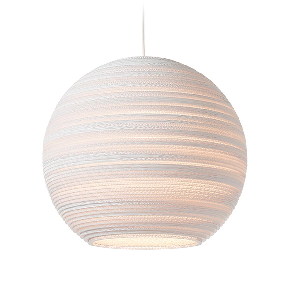 Moon Suspension Lamp White