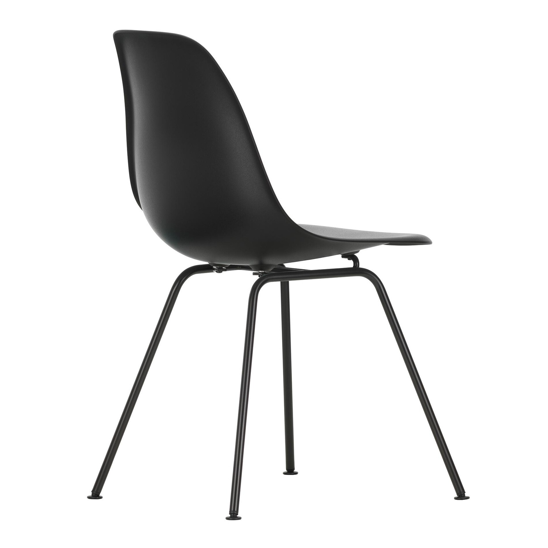 Eames Plastic Side Chair DSX RE Black Base