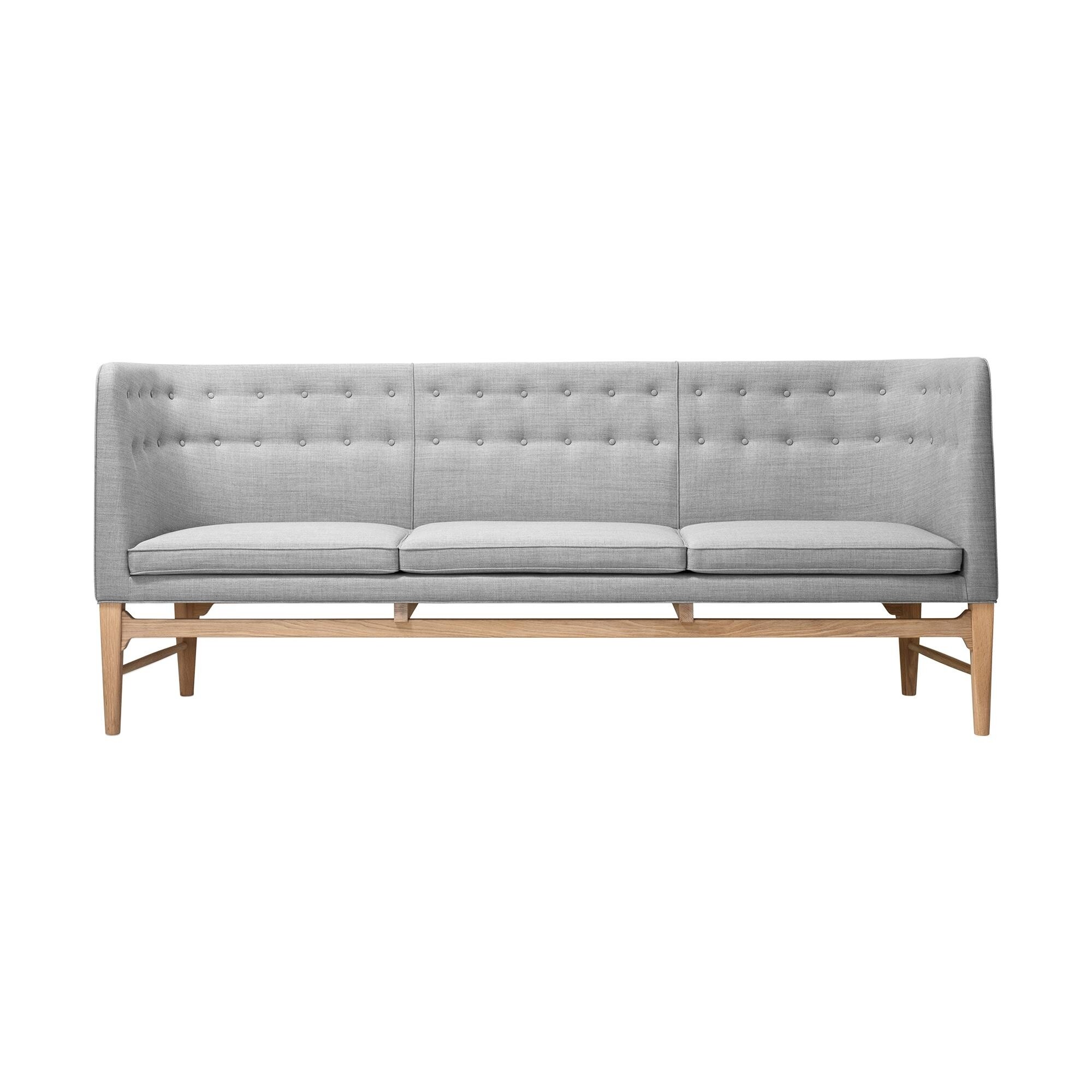 Mayor AJ5 3-Seater Sofa Oak Base