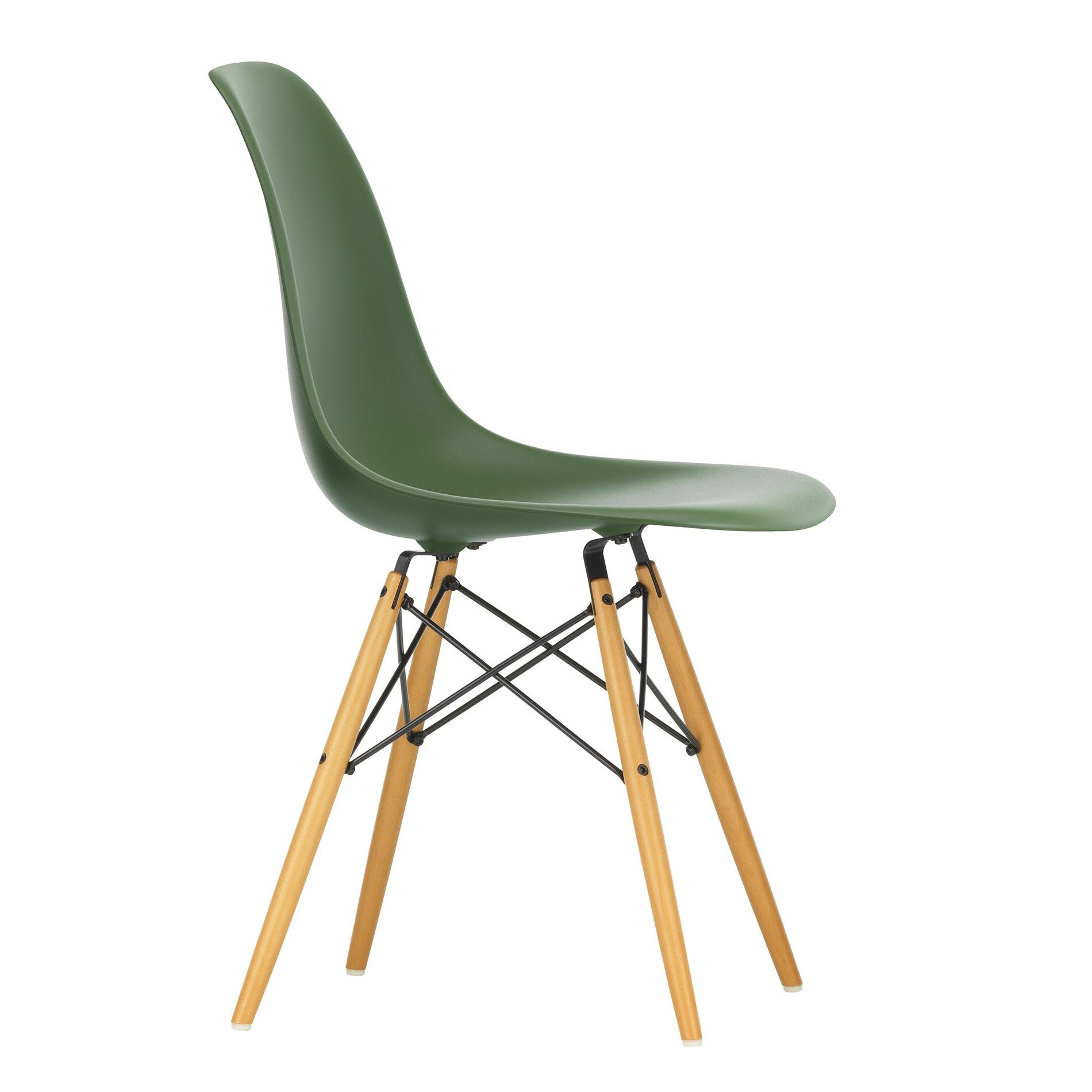 Eames Plastic Side Chair DSW RE Golden Maple