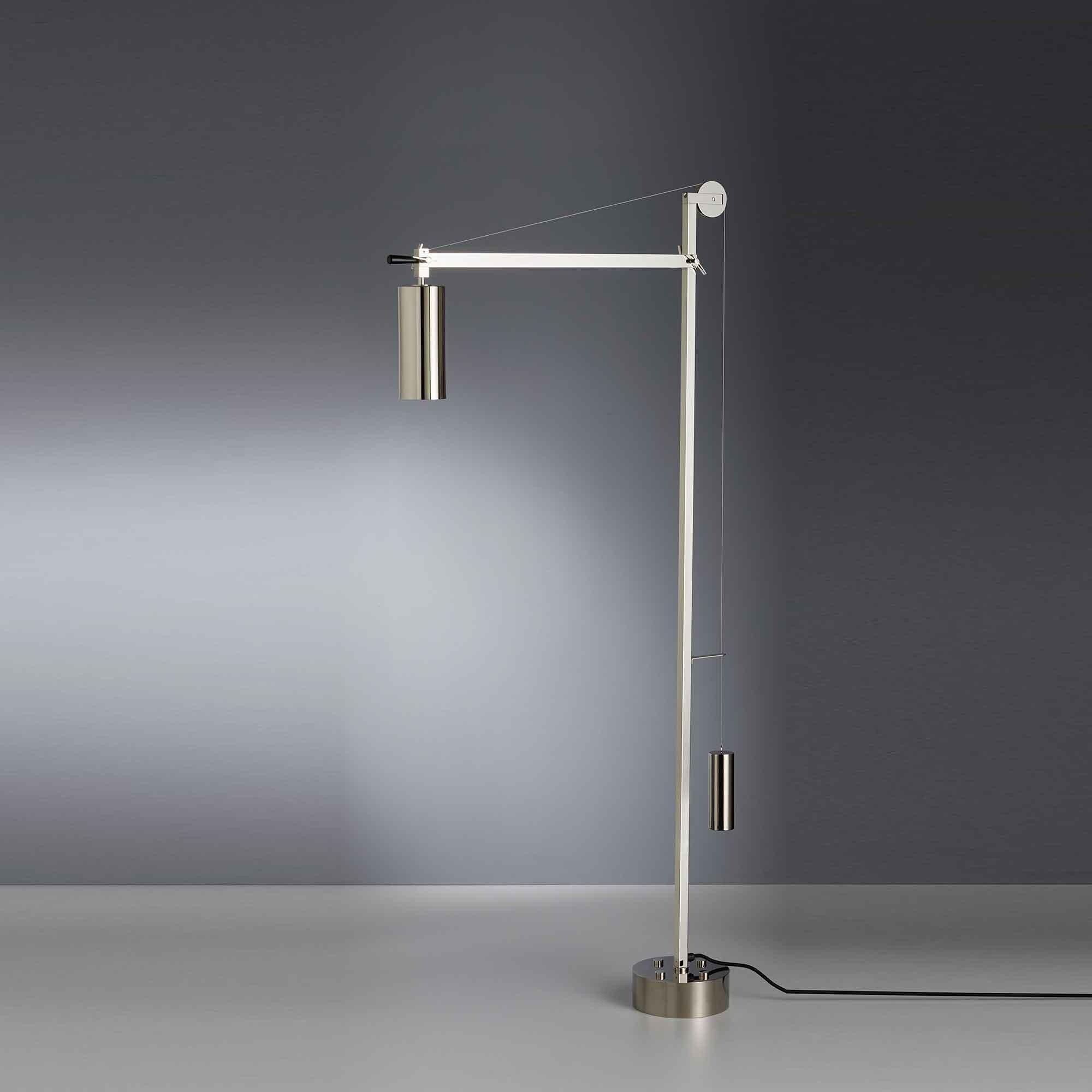 BH 23 Bauhaus Floor Lamp with counterbalance
