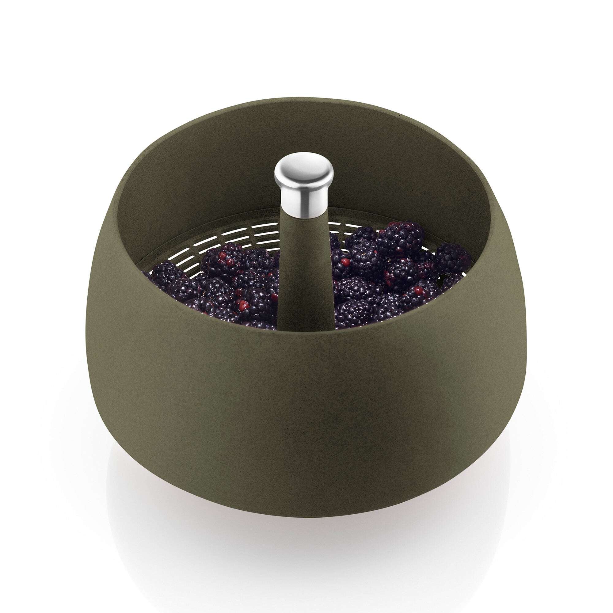 Green Tool Spinning Colander