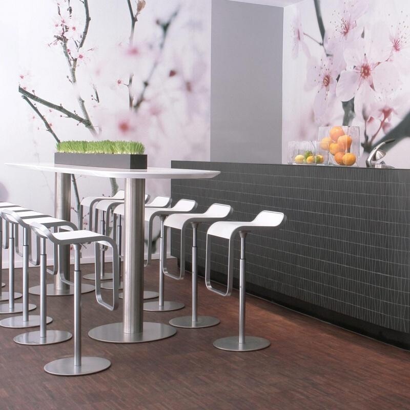 LEM S80 Bar Stool Seat Leather 66-79cm