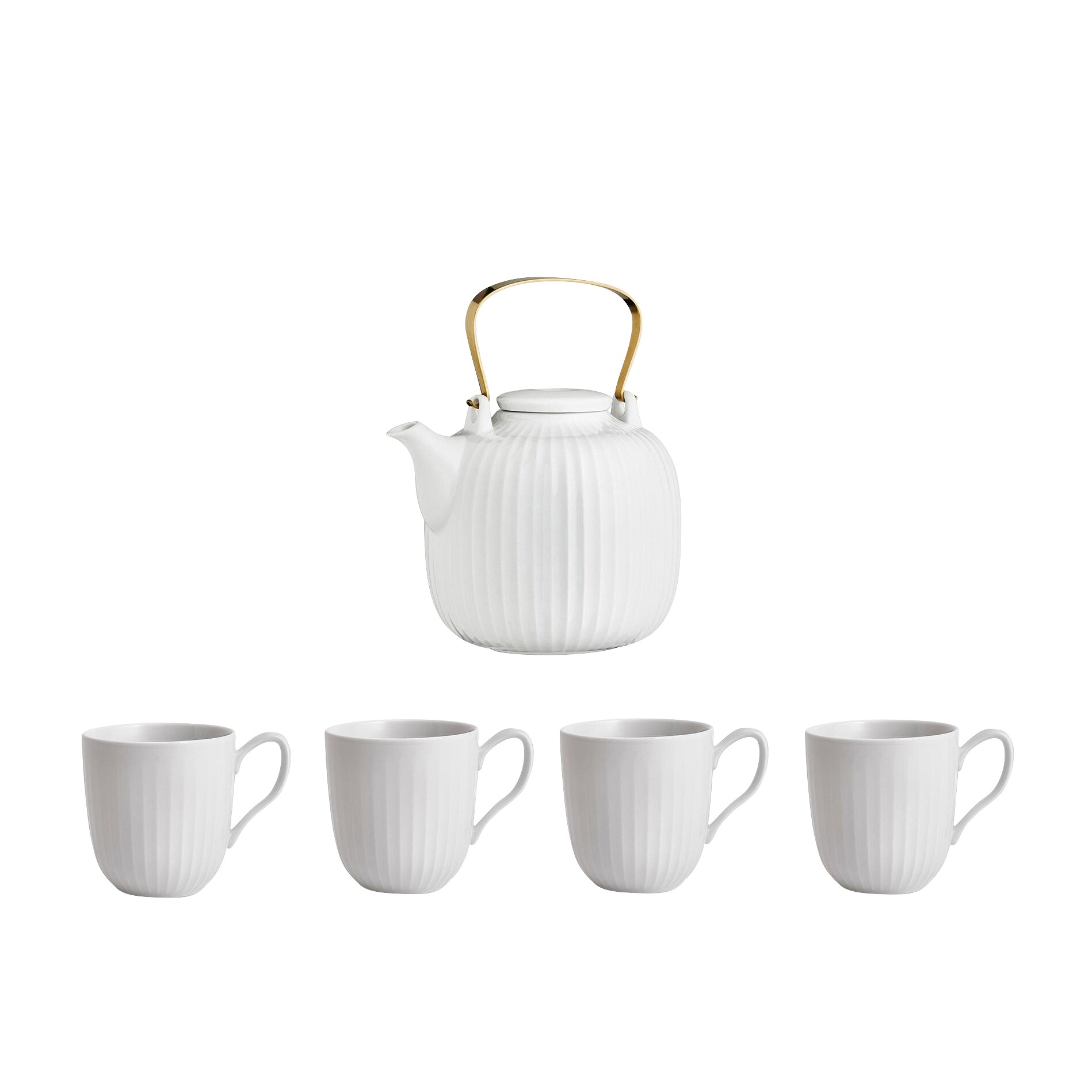 Hammershøi Set of Teapot With Cups