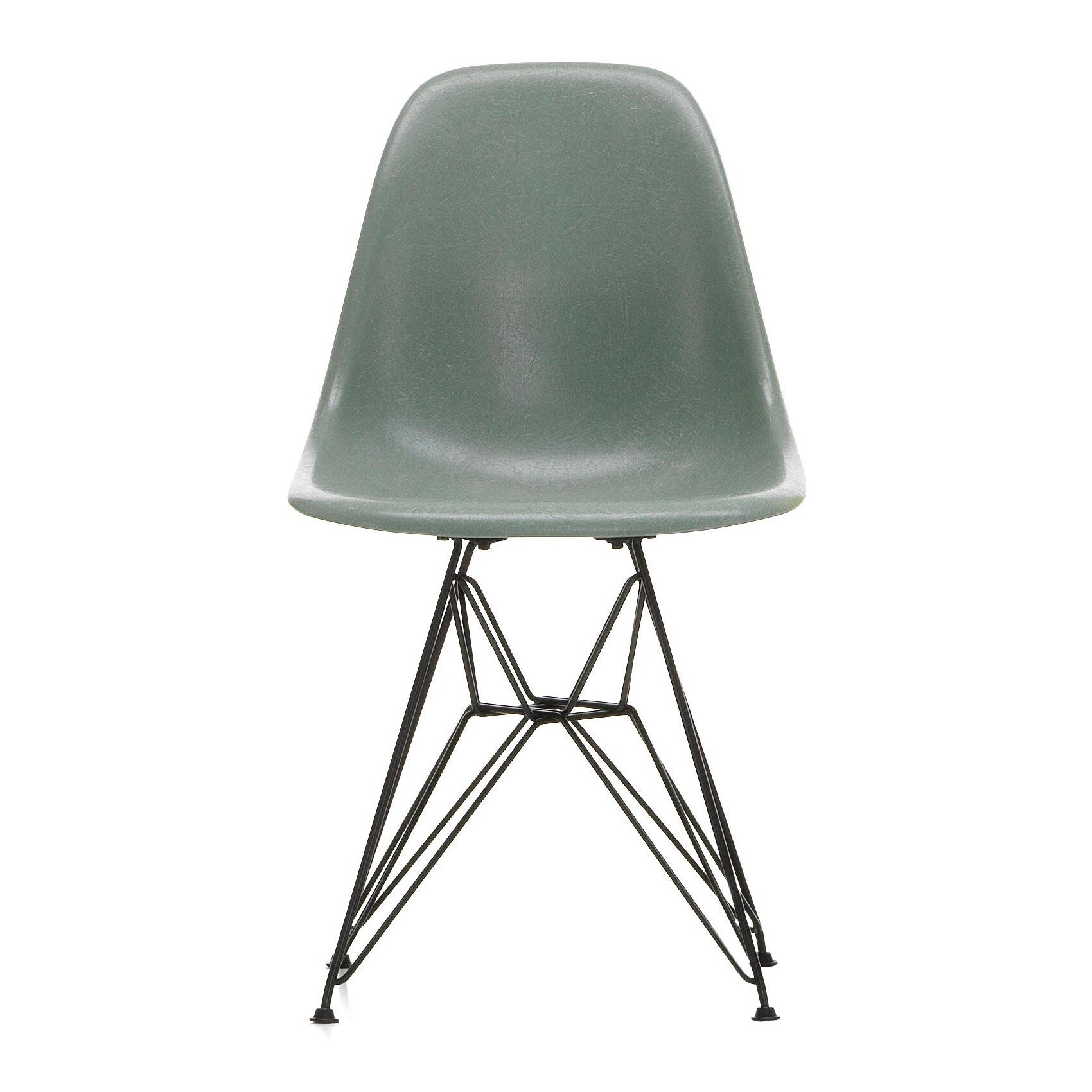 Eames Fiberglass Side Chair DSR Black Base