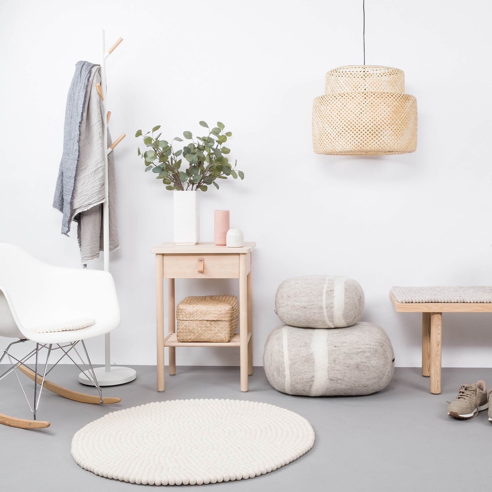 Linéa Felt Ball Rug