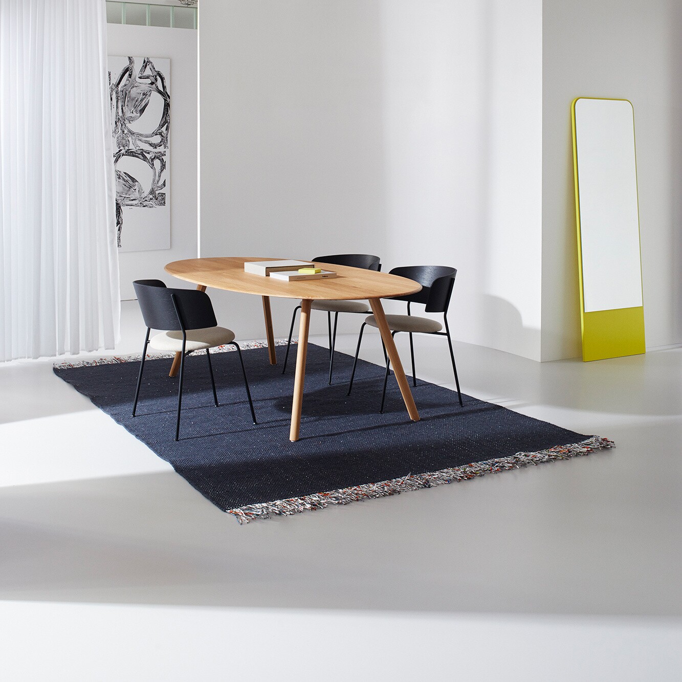 Meyer Oval Dining Table 220x115x73cm