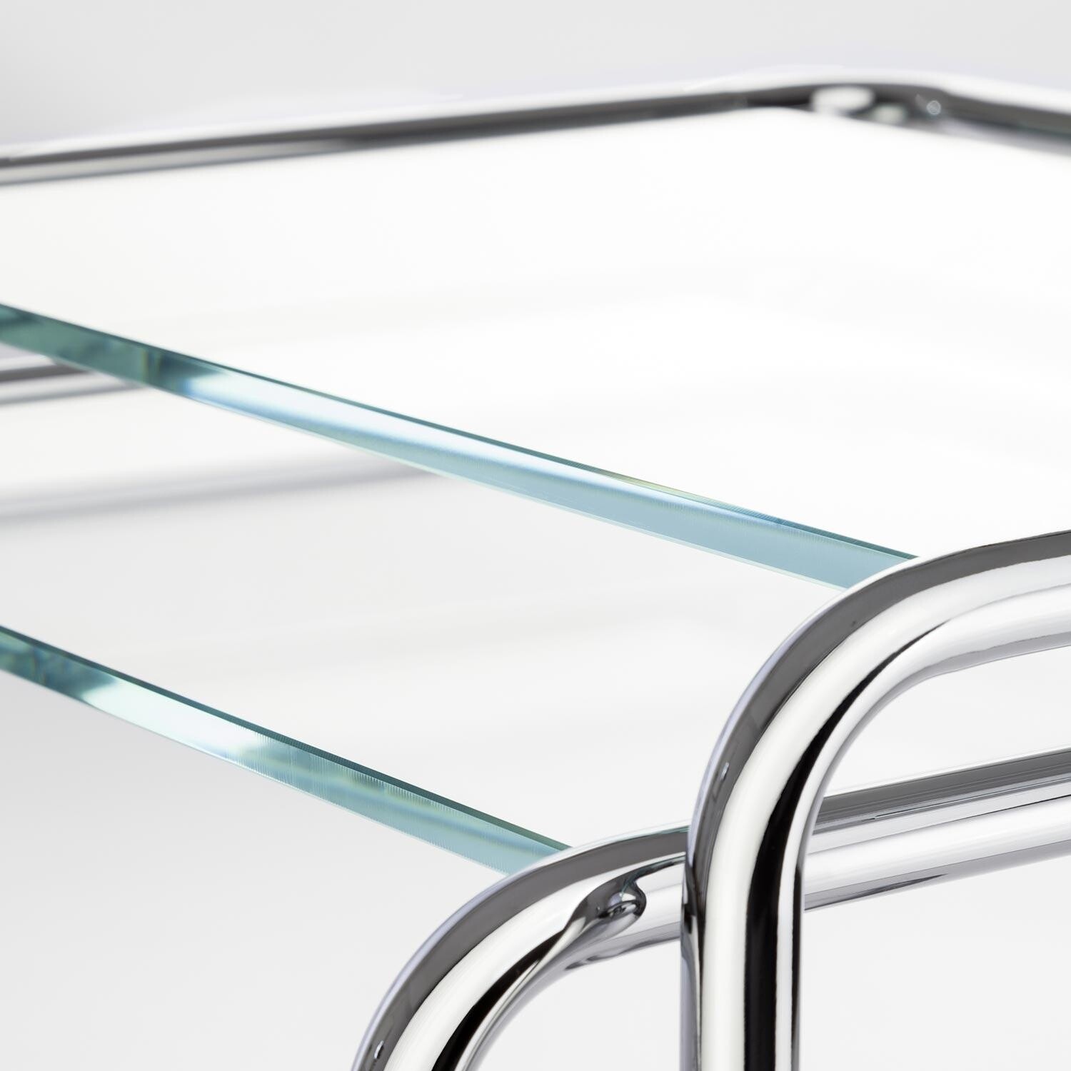 B 97 Side Table Set of 2 Glass