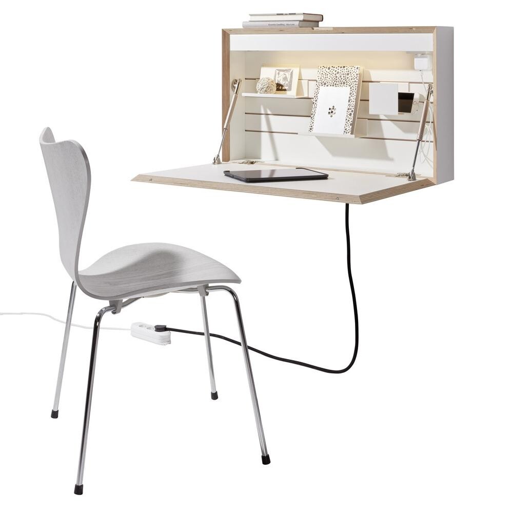 Flatbox LED Wall Secretary with On/Off Switch