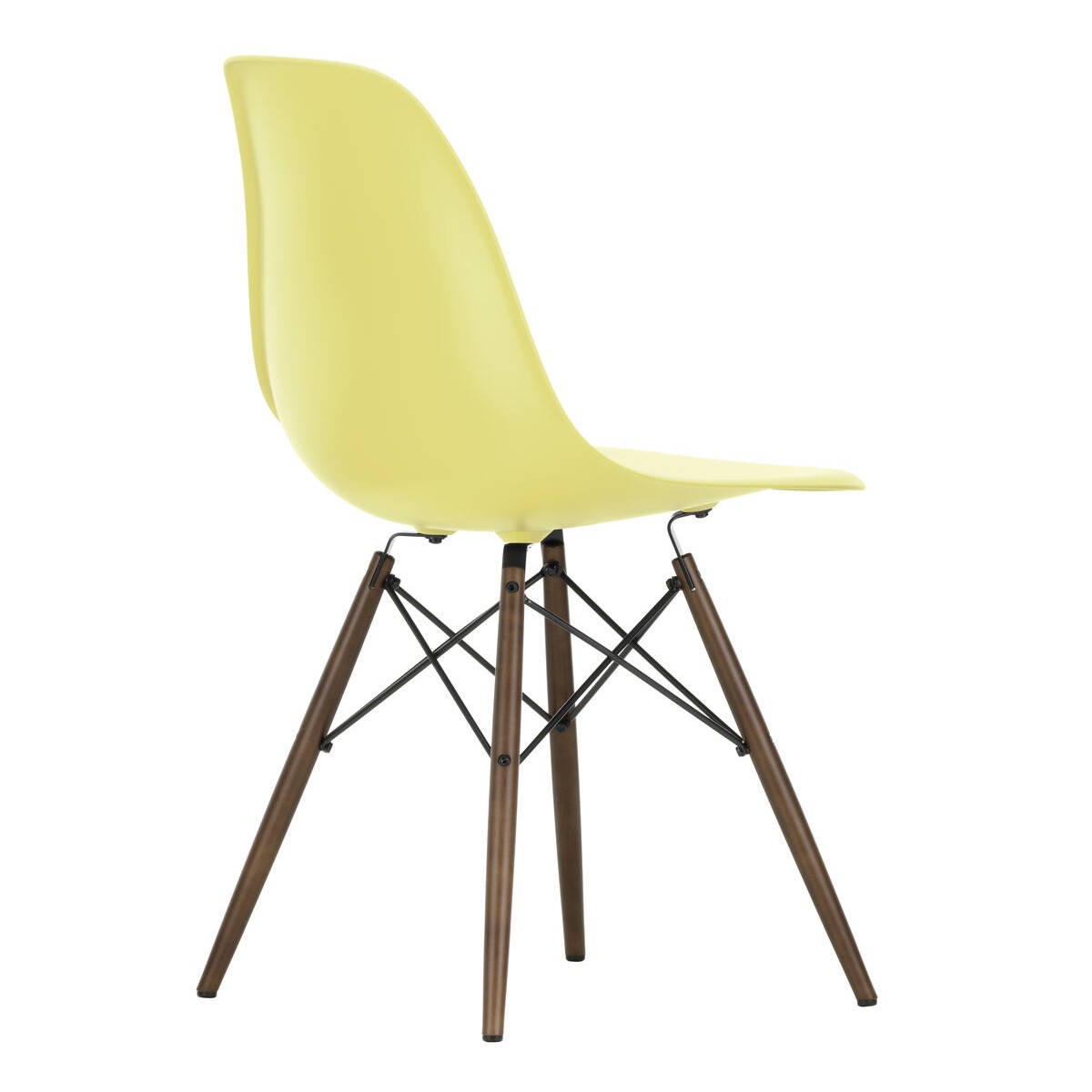Eames Plastic Side Chair DSW RE Dark Maple Base