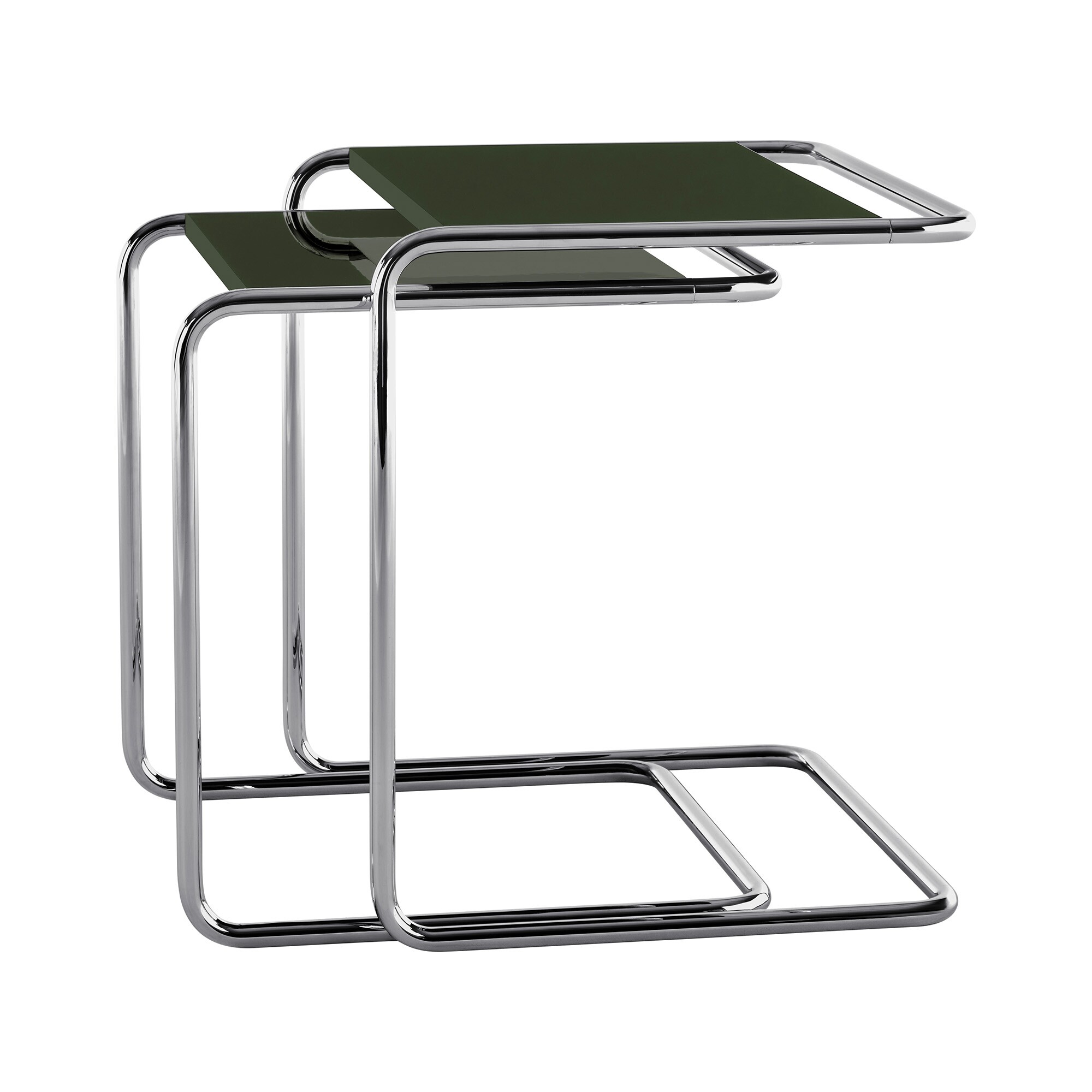 JS. THONET a personal Interpretation by Jil Sander B 97 Serious Side Table Set of 2