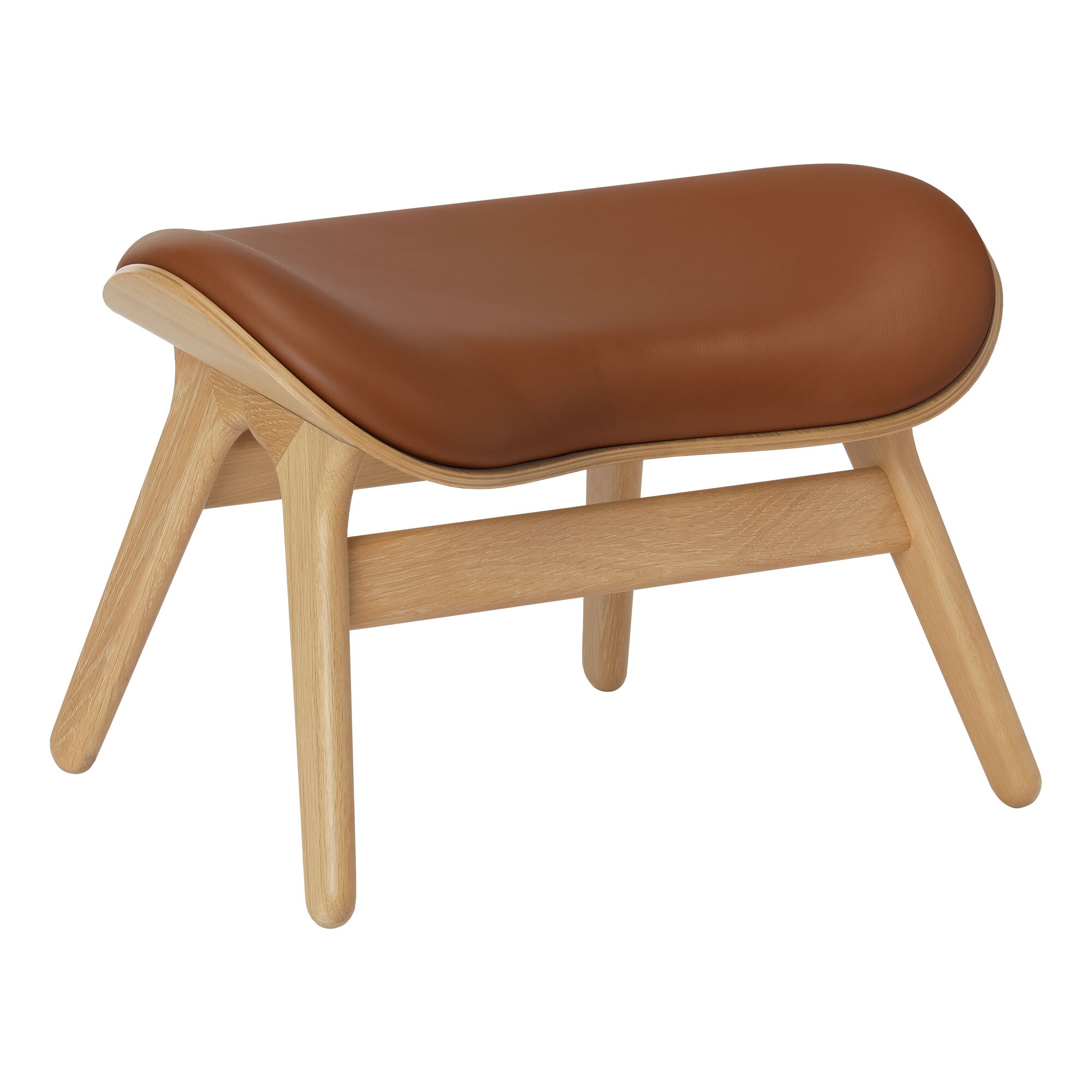 A Conversation Piece Ottoman Leather