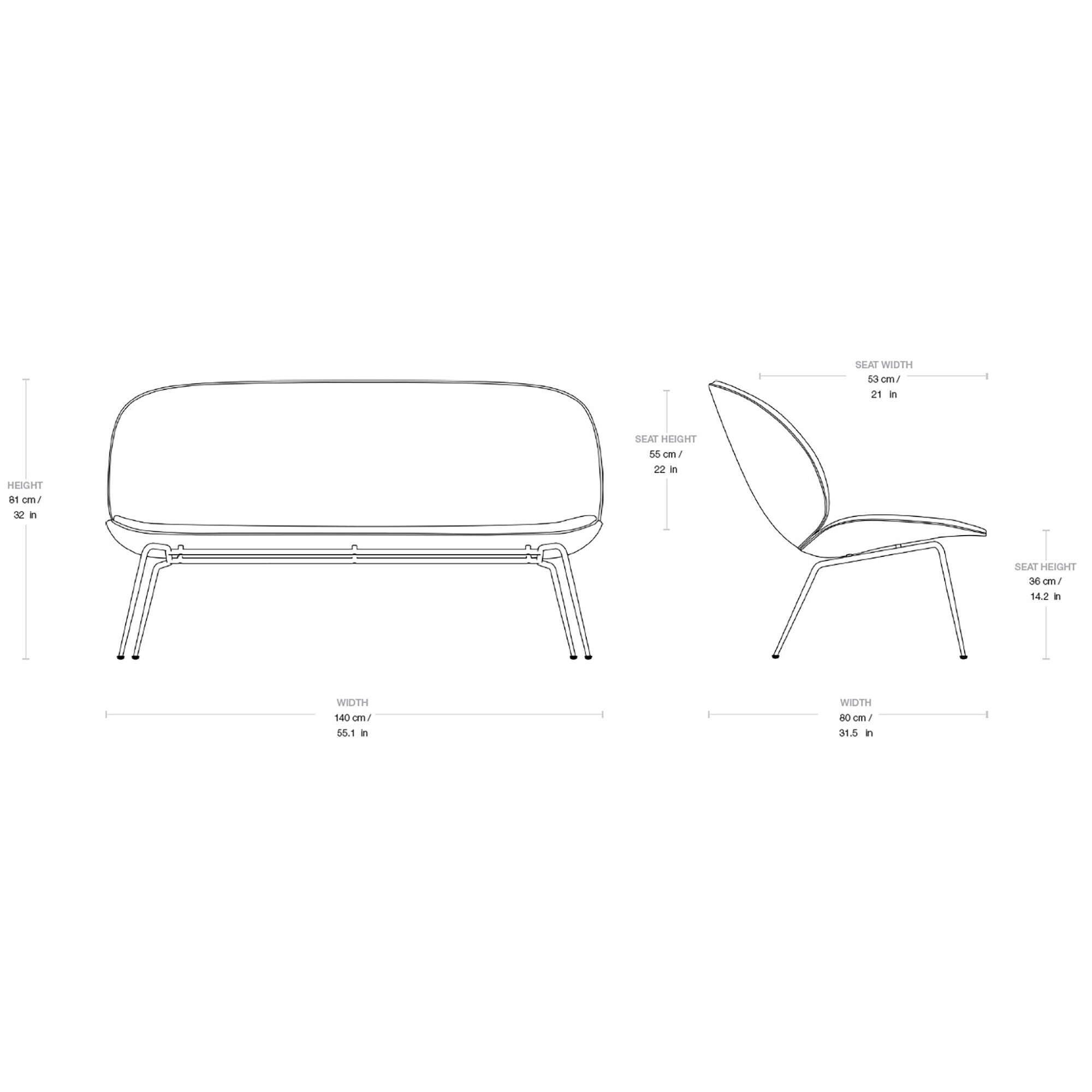 Beetle 2-Seater Sofa