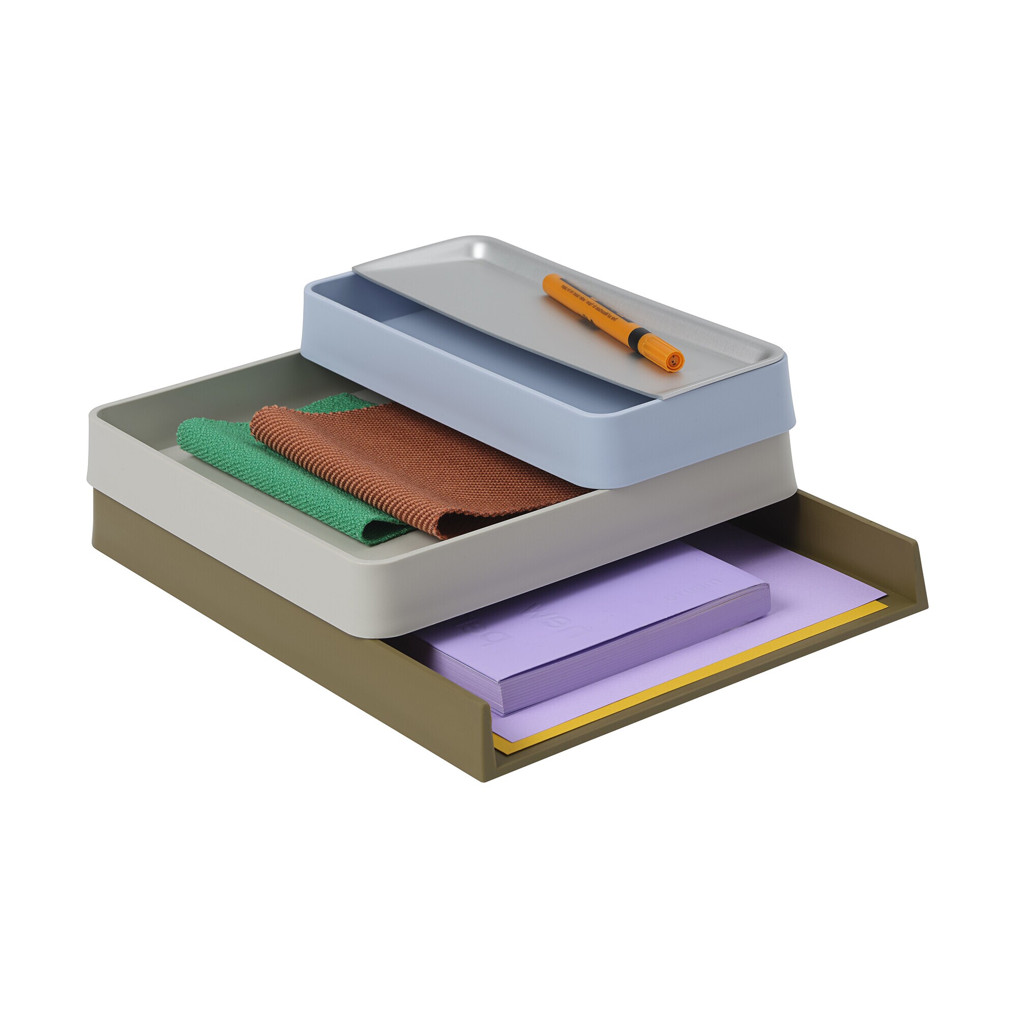 Arrange Desktop Organizer/Letter Tray Configuration 2