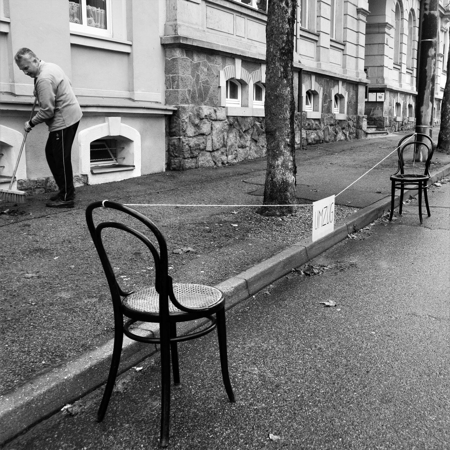 214 Chair with Wickerwork