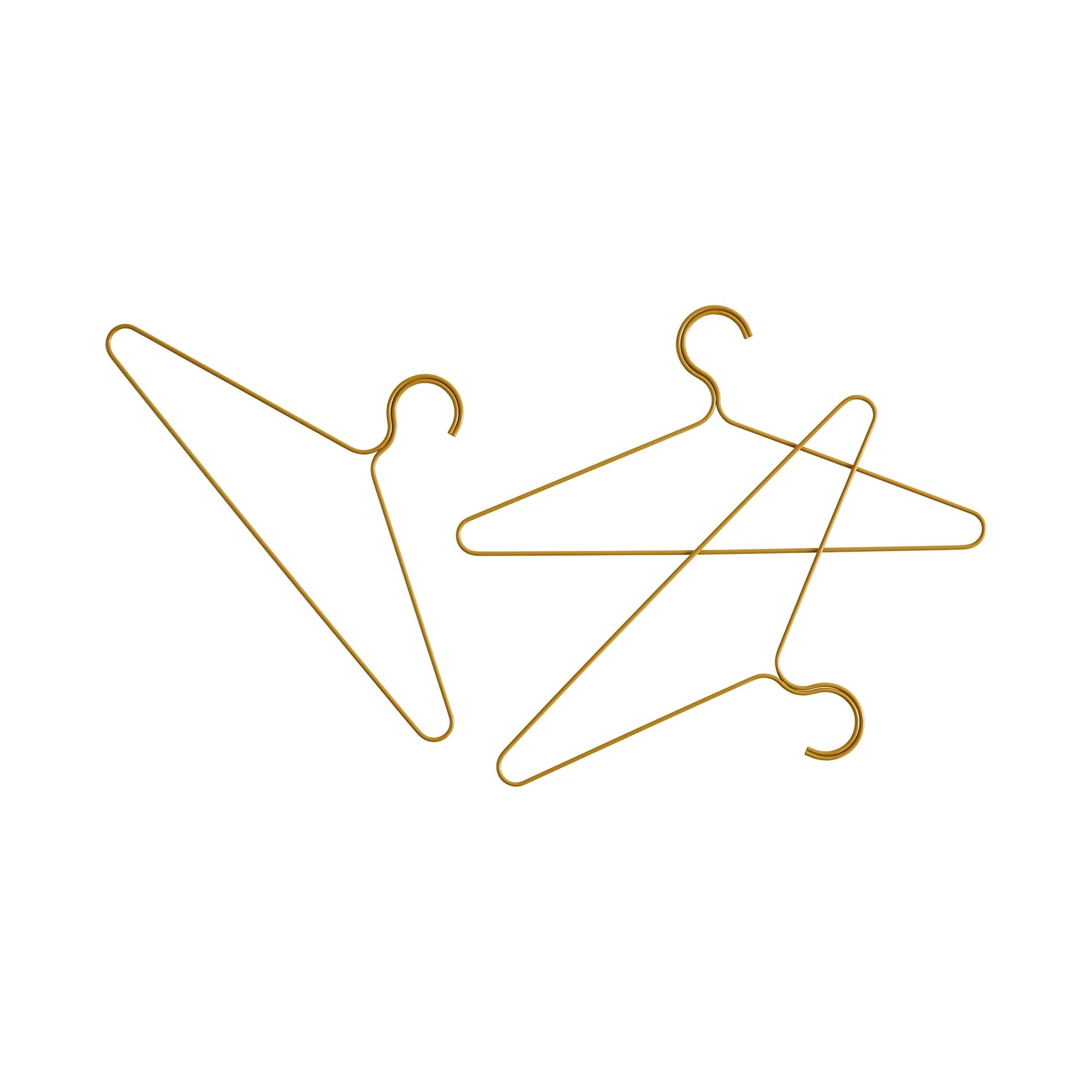 Colour Coat Hanger Set of 3