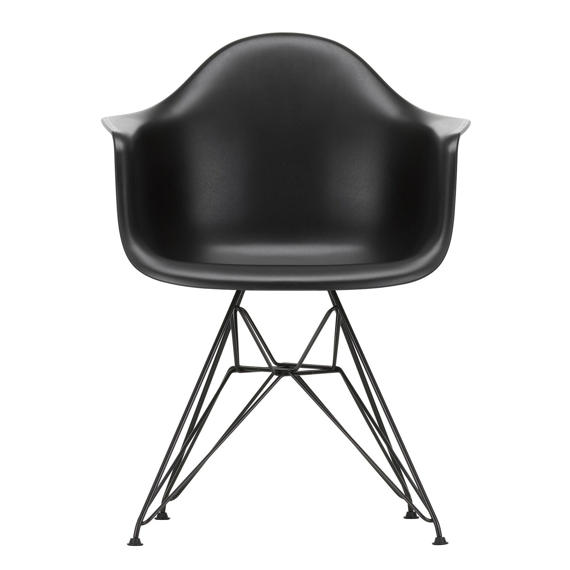Eames Plastic Armchair DAR RE Black Base