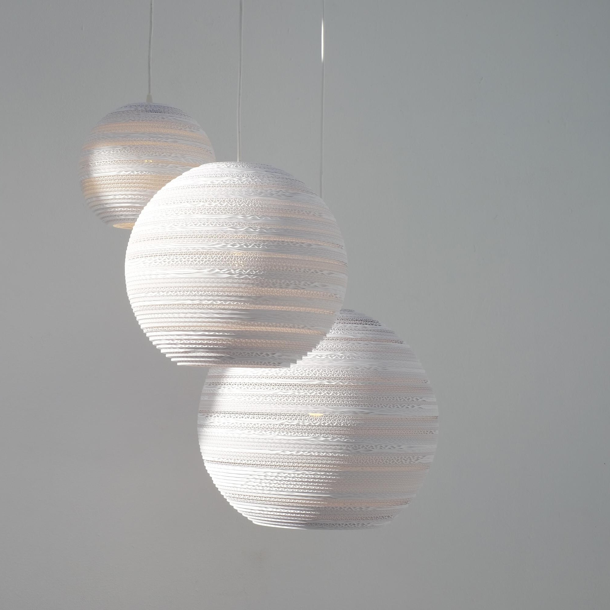 Moon Suspension Lamp White