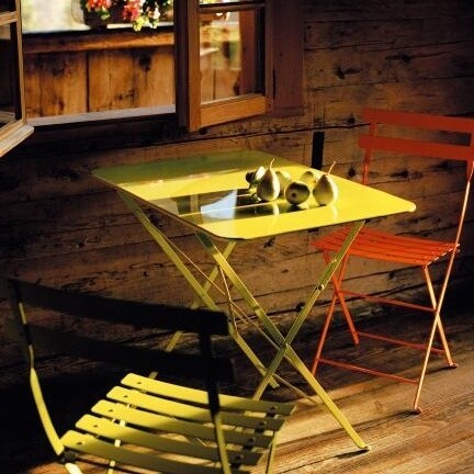 Bistro Metall Folding Chair Set of 4