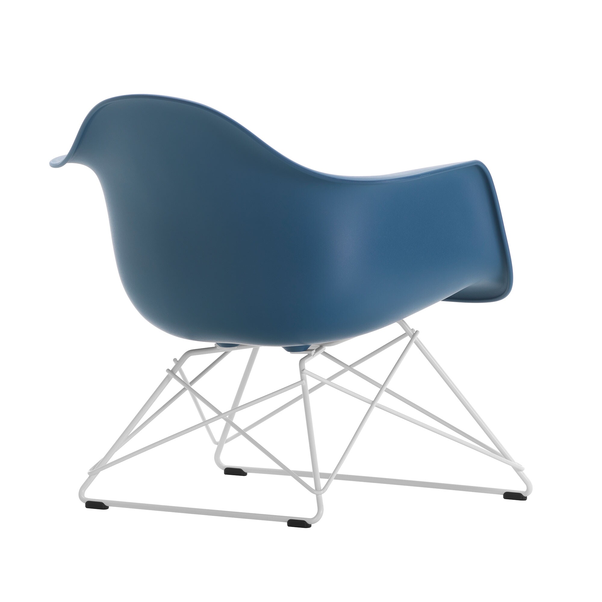 Eames Plastic Armchair LAR RE White Base