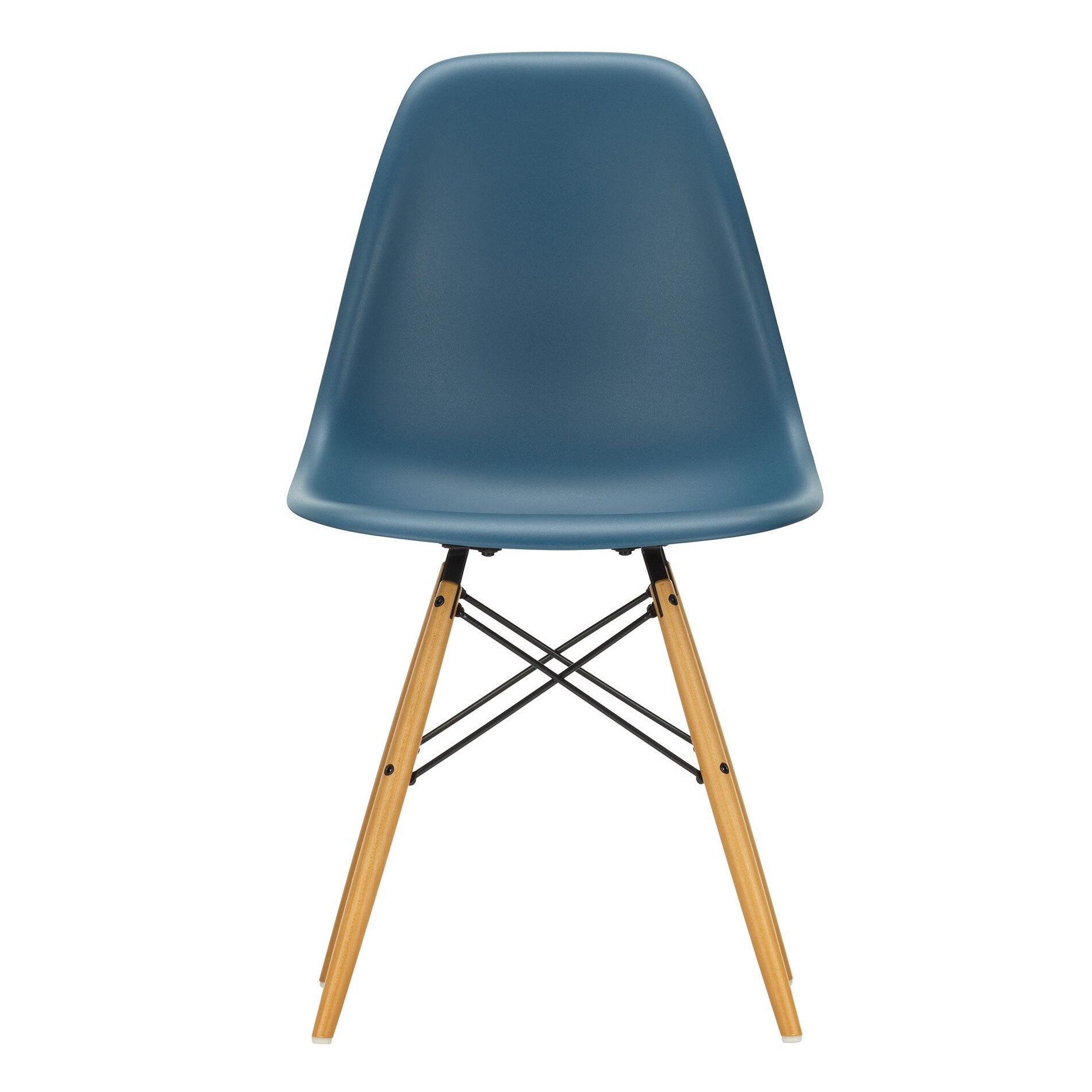 Eames Plastic Side Chair DSW RE Golden Maple