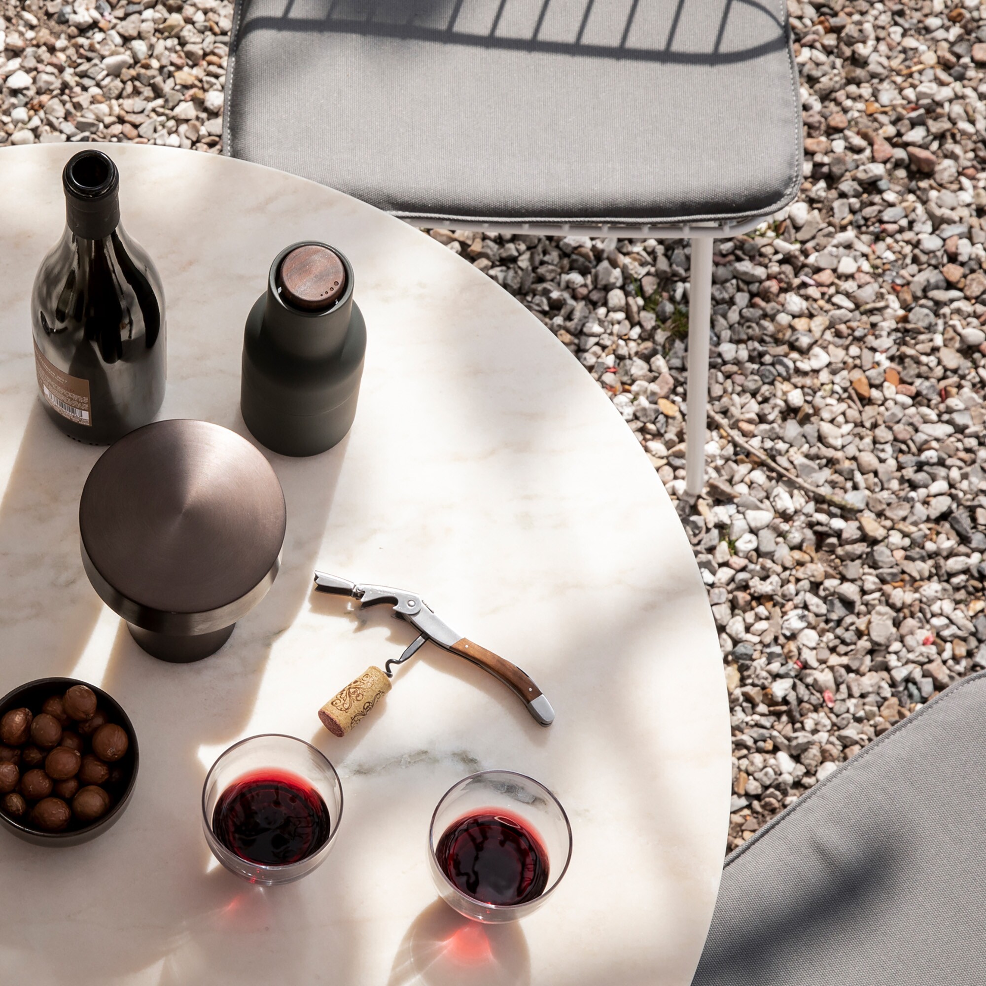 Column Table Lamp with Battery