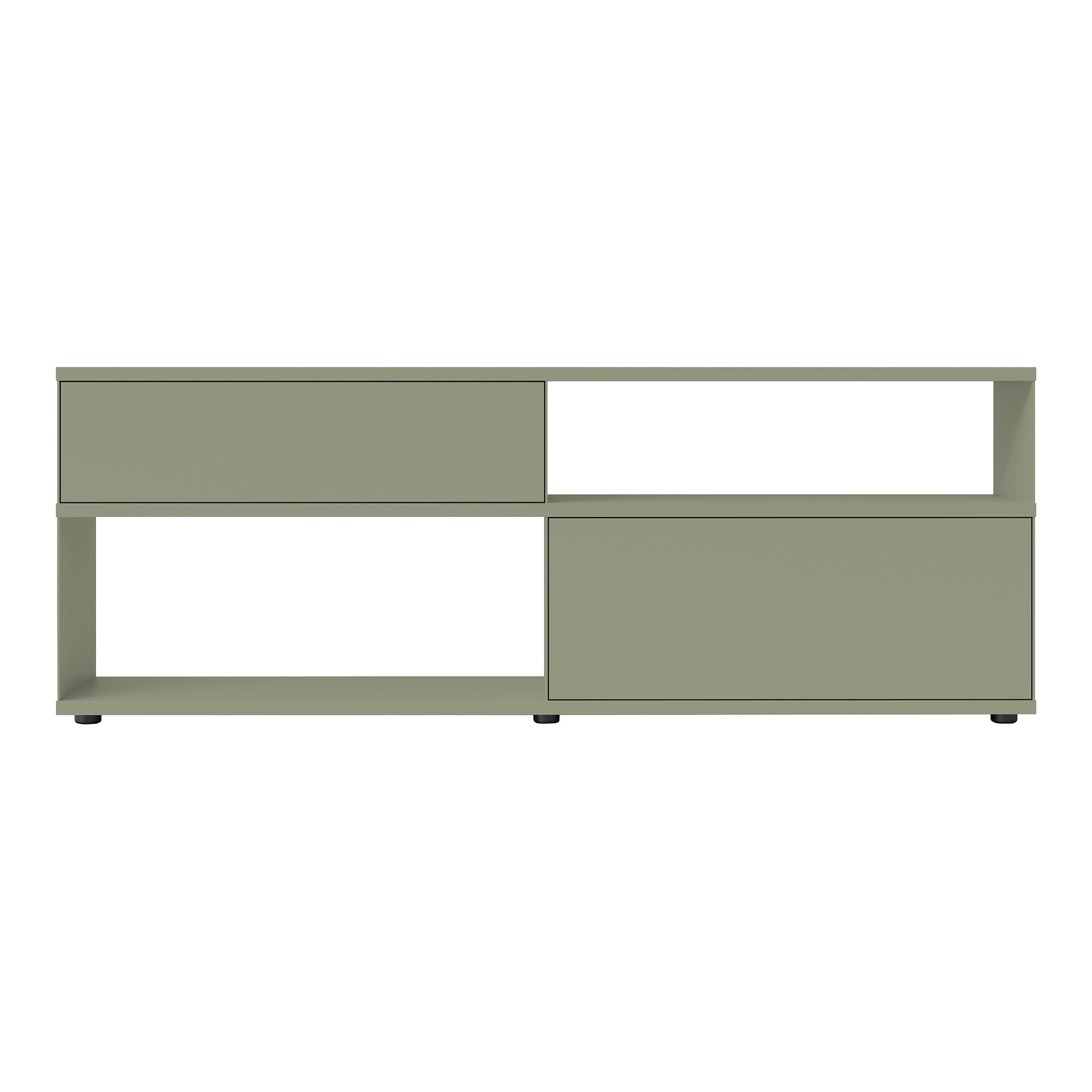 Flow Q Sideboard with Drawer and Flap Door 200x71x40cm