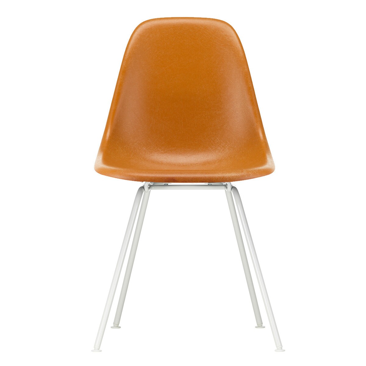 Eames Fiberglass Side Chair DSX White Base