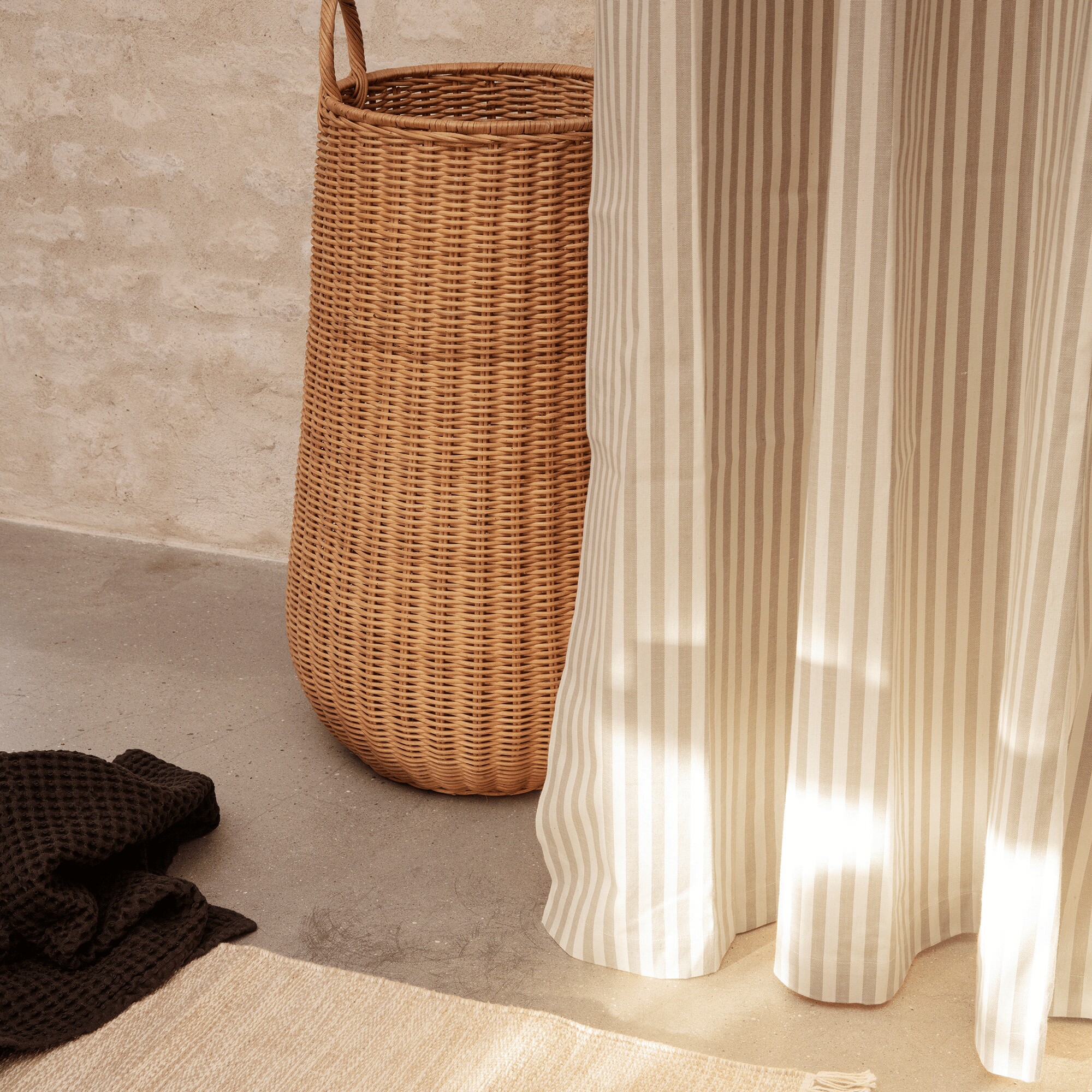 Chambray Shower Curtain