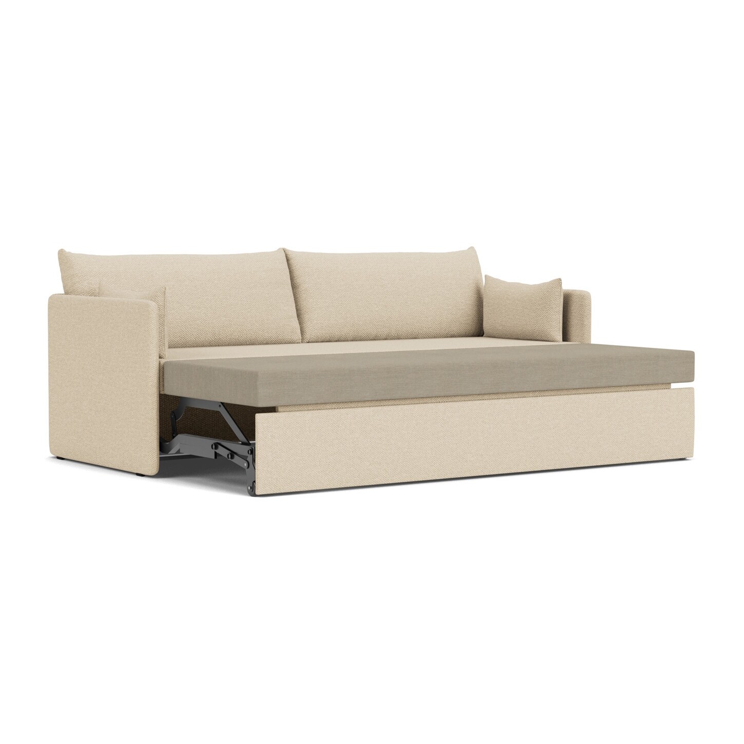 Offset 3-Seater Sofa Bed 215x89cm