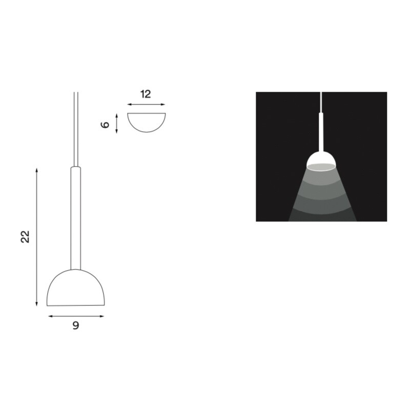 Blush LED Suspension Lamp